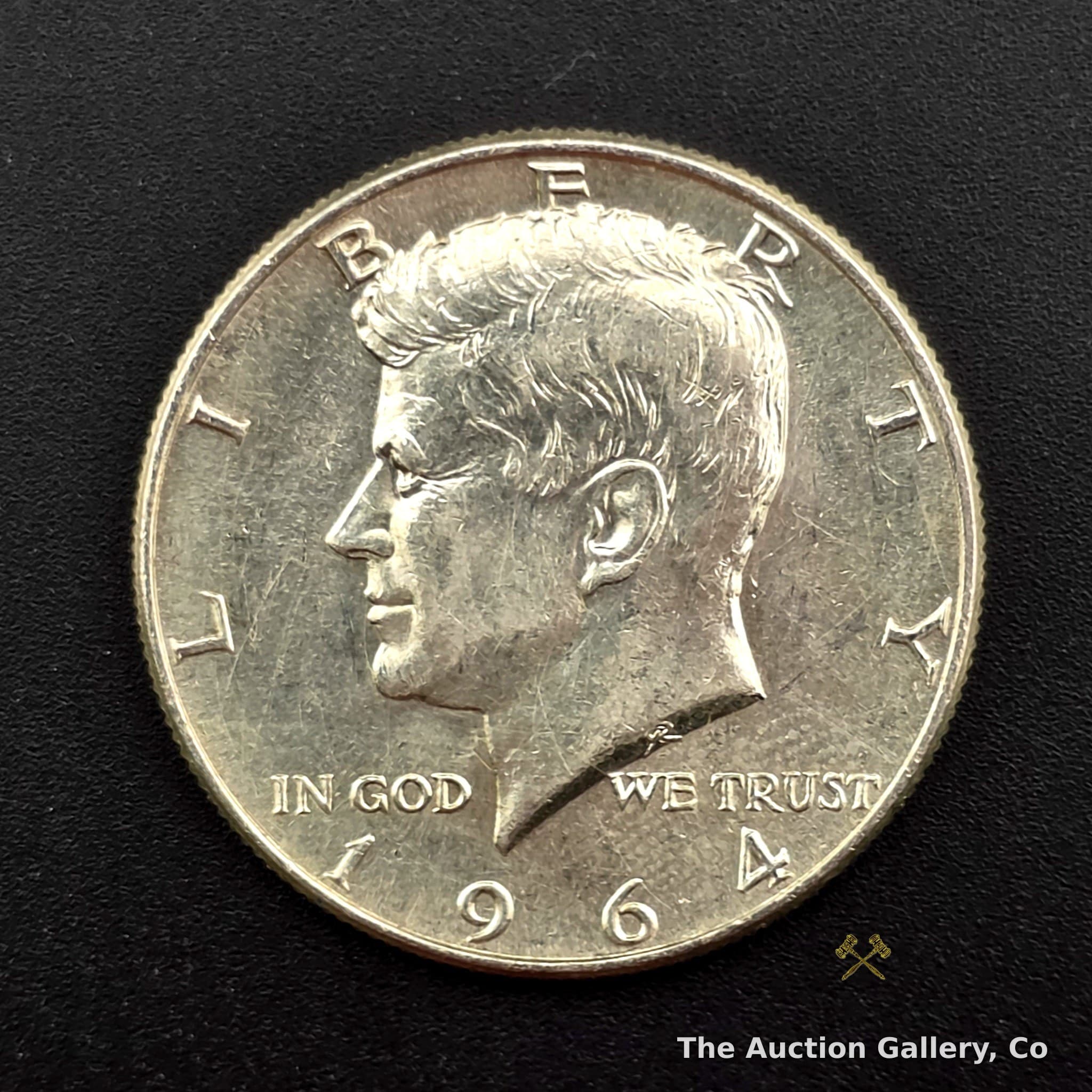 1964 Kennedy Half Dollar, 90% Silver