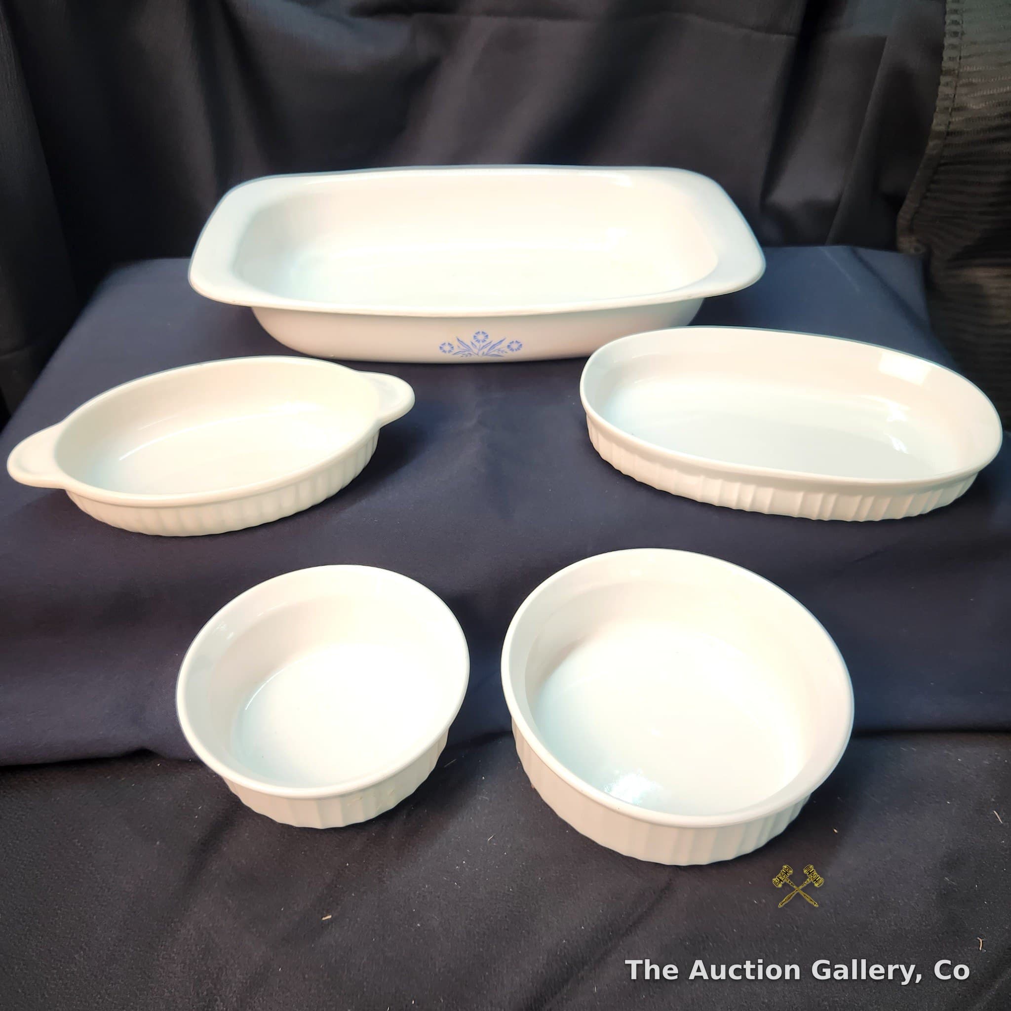 Corning WareBlue Cornflower Bakeware and other, 5 pieces