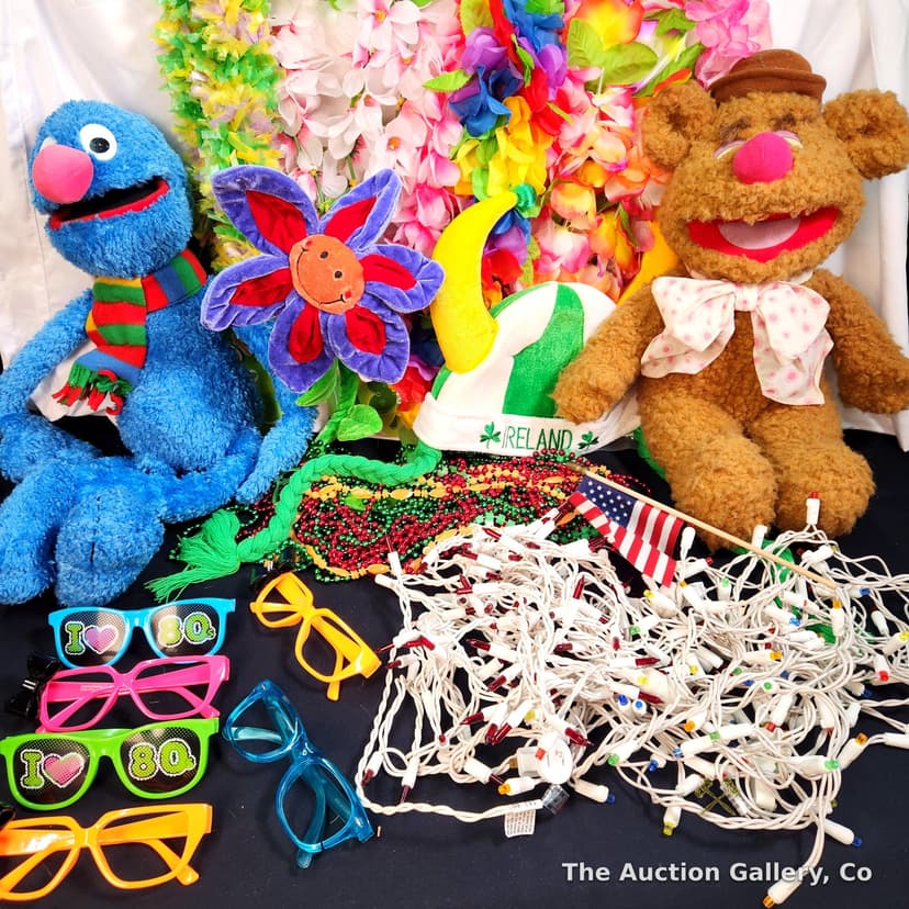 Party & Fun Mixed Lot โ Plush, Leis, Novelty Glasses & More