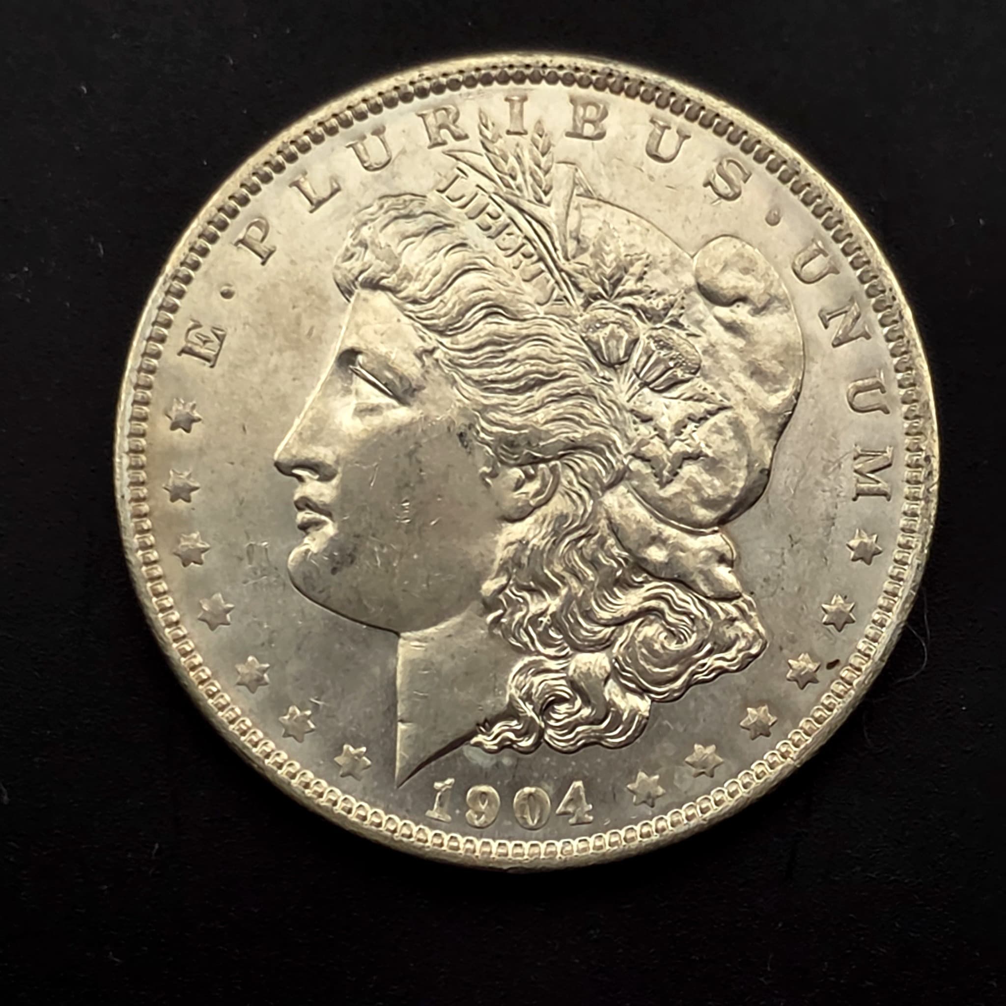 1904-O Morgan Silver Dollar, 90% Silver