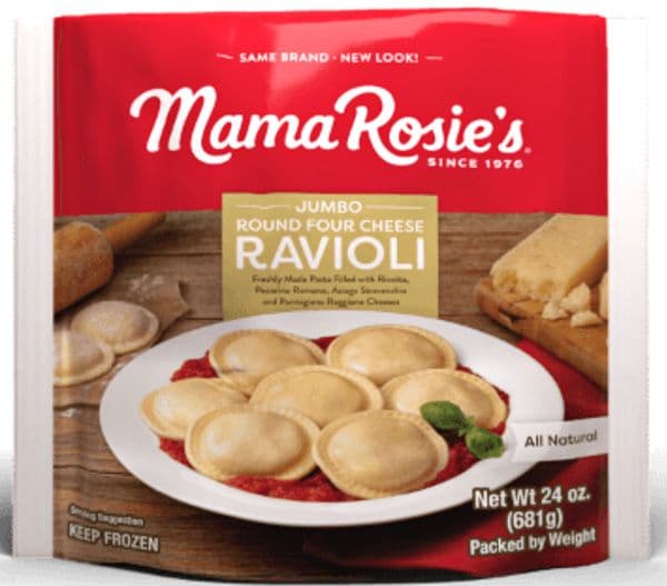 Mama Rosie Four Cheese Jumbo Round Ravioli