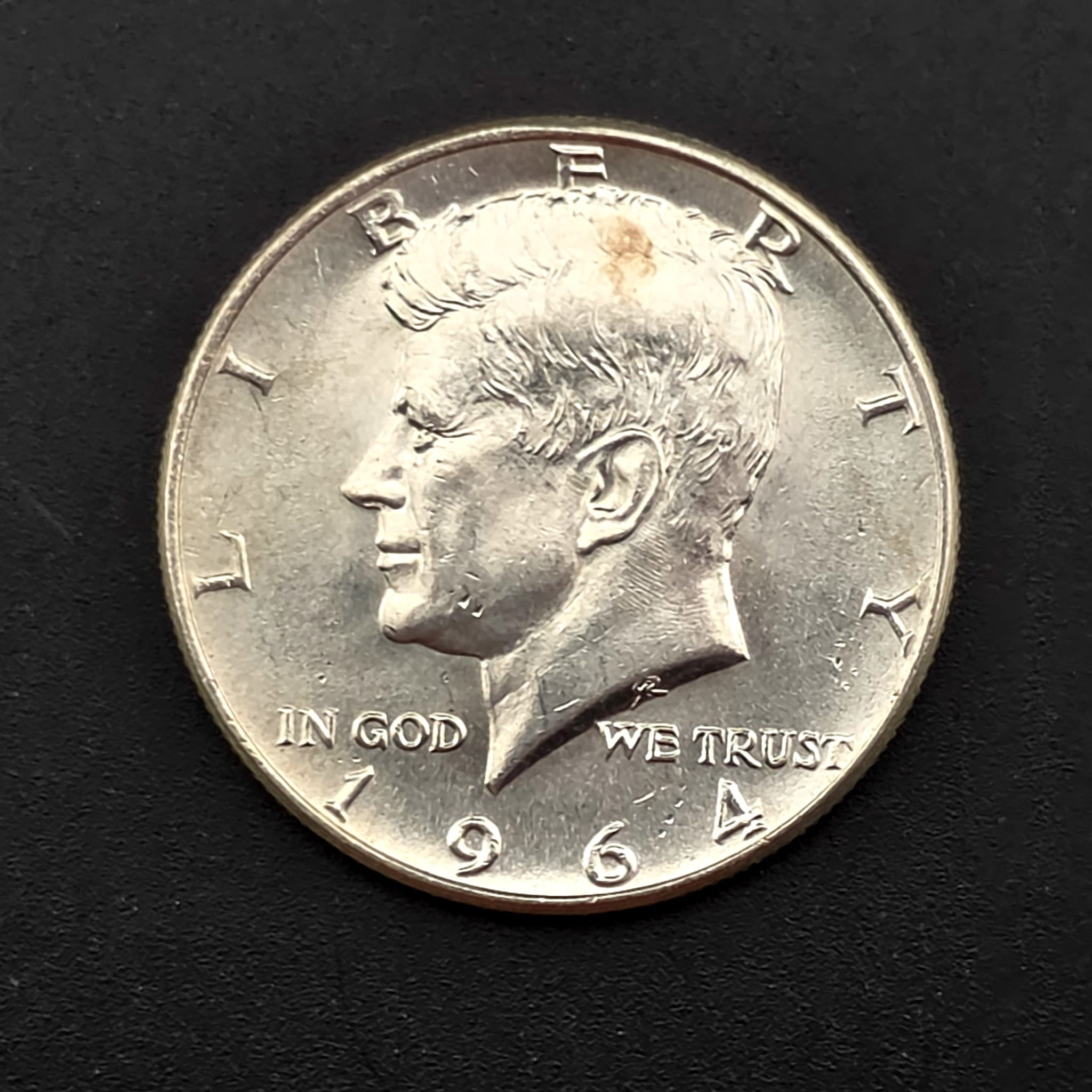 1964 Kennedy Half Dollar, 90% Silver