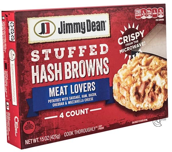 Jimmy Dean Meat Lovers Hash Brown Patties 4ct 15oz.