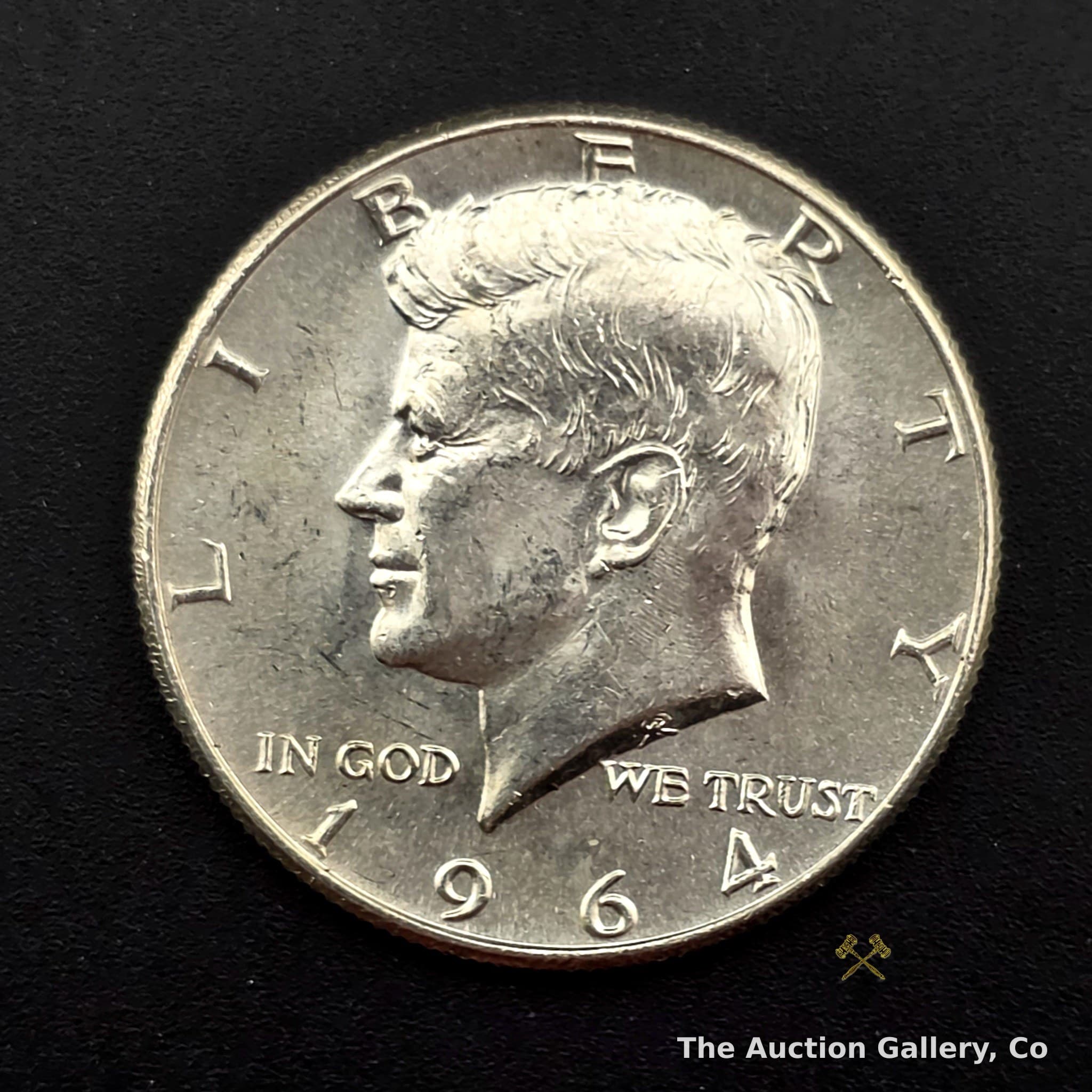 1964 Kennedy Half Dollar, 90% Silver