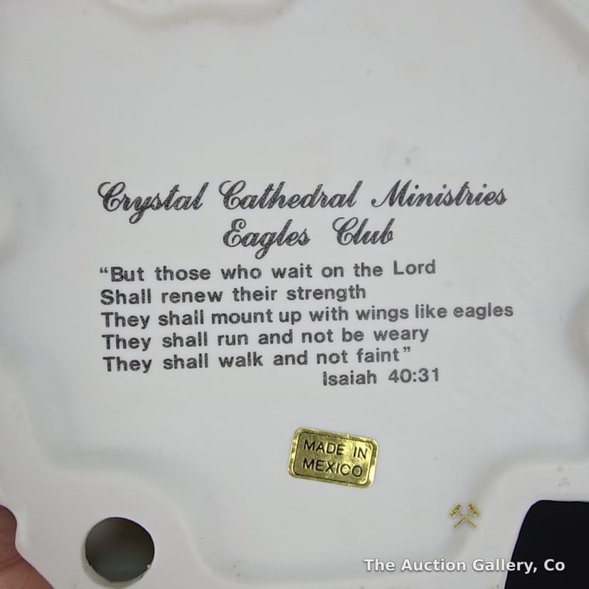 Crystal Cathedral Ministries Eagles Club Bald Eagle Figurine โ photo 5