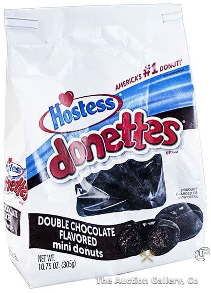 Hostess Donettes Double Chocolate Flavored Mini Donuts