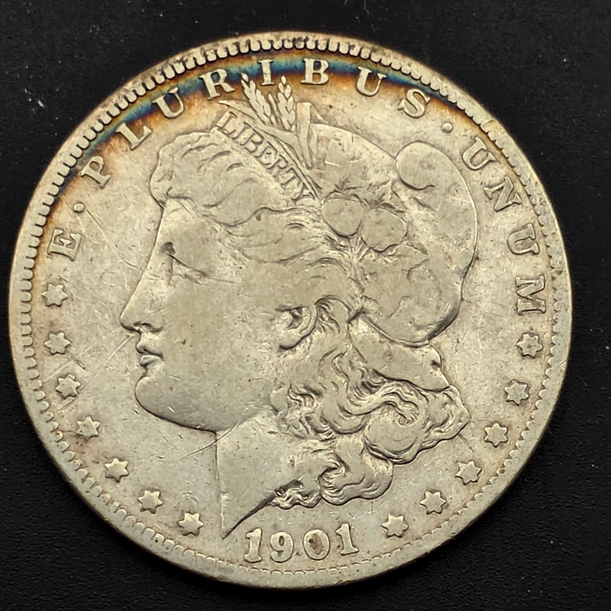 1901-O Morgan Silver Dollar, 90% Silver