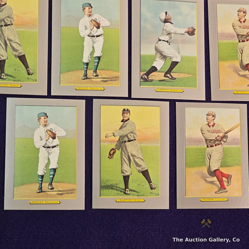 Turkey Red Cabinet Cards, Lot of 11 โ Circa 1911 Baseball Reprints โ photo 6