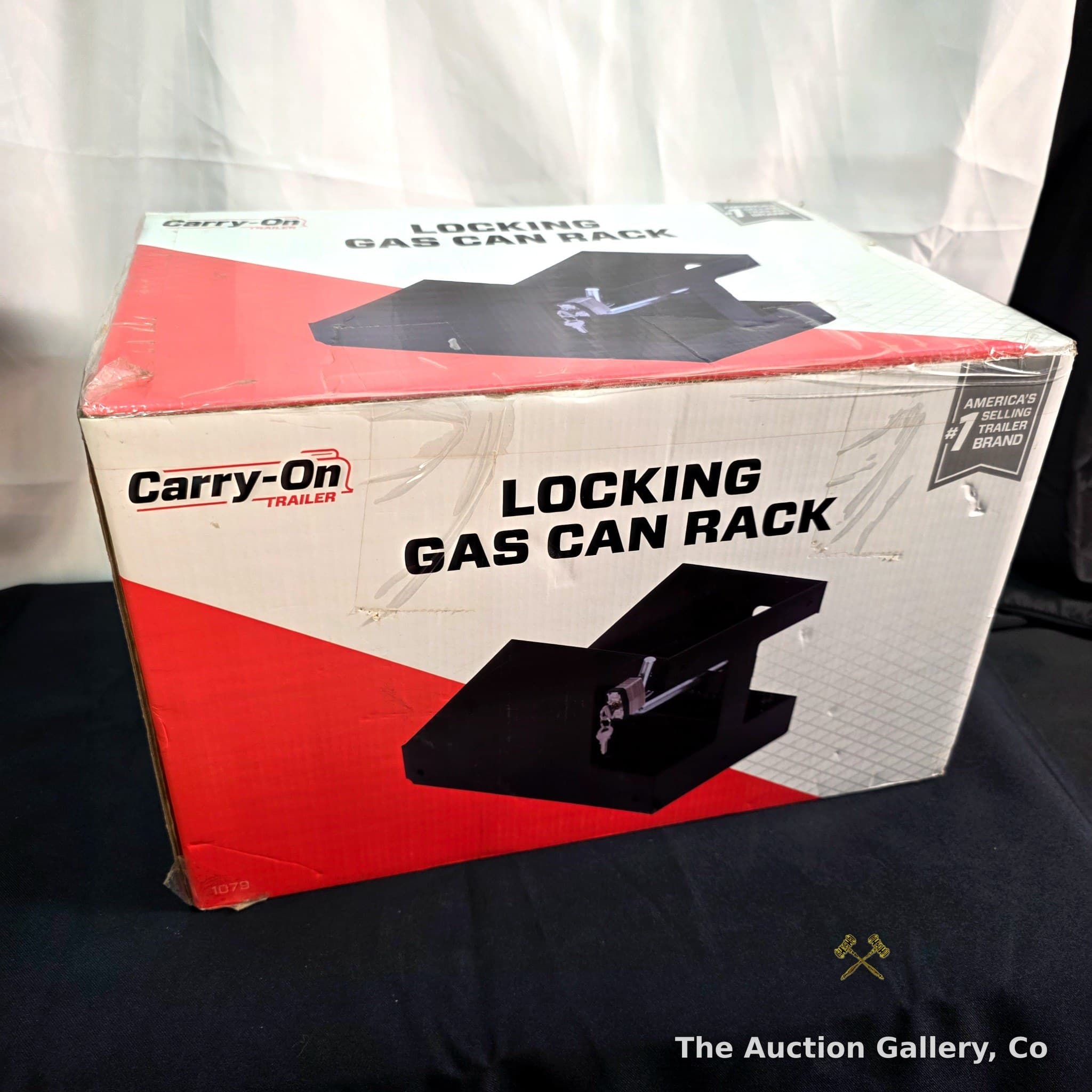 Carry-On Trailer Locking Gas Can Rack, New in Box
