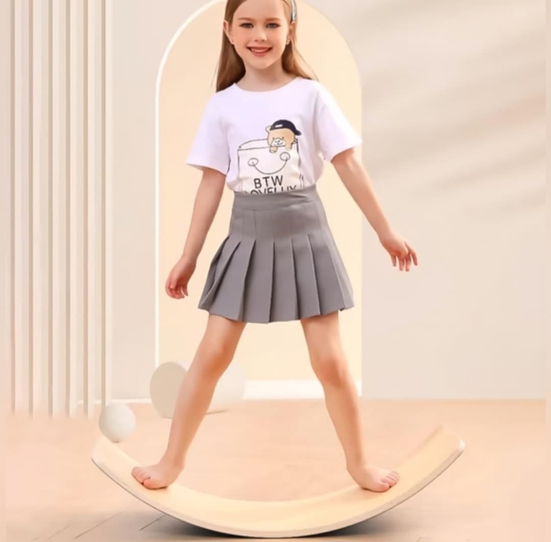 Wooden Balance Board - Kids or Adults