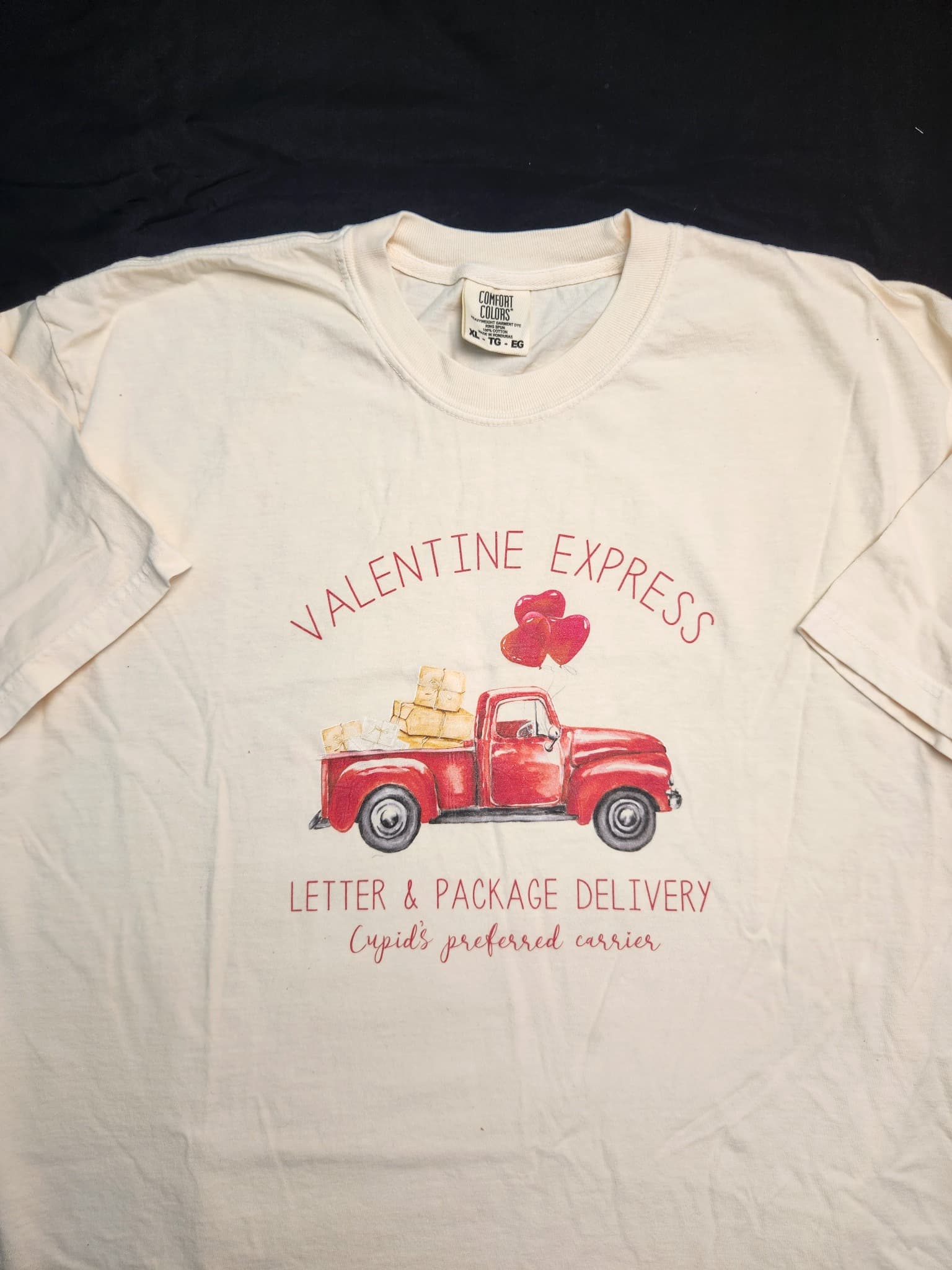 Comfort Colors Valentine Express Graphic Tee, Women's XL
