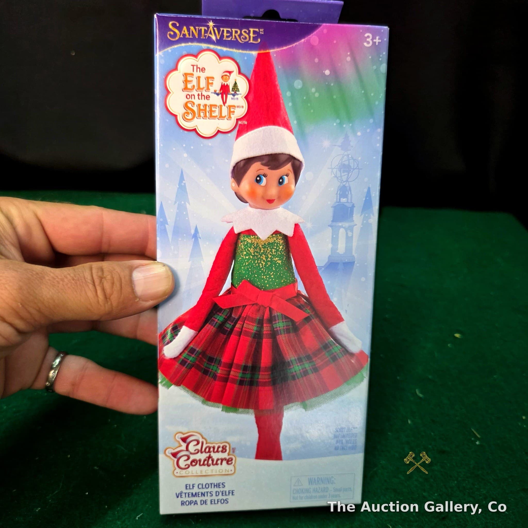 Elf on the Shelf Claus Couture Gifts & Glamour Party Dress, New