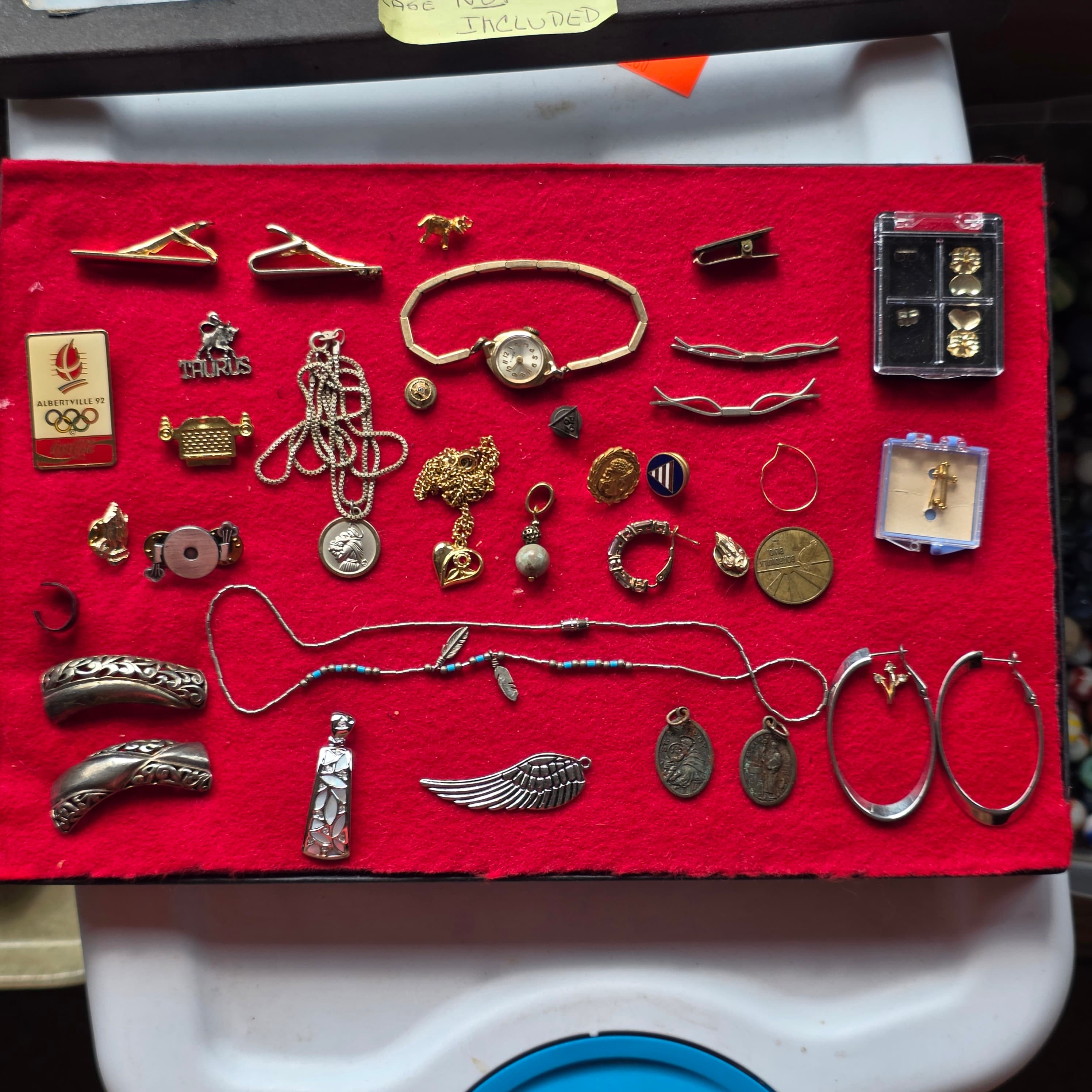 Lot of Jewelry and more. Sterling pieces too.
