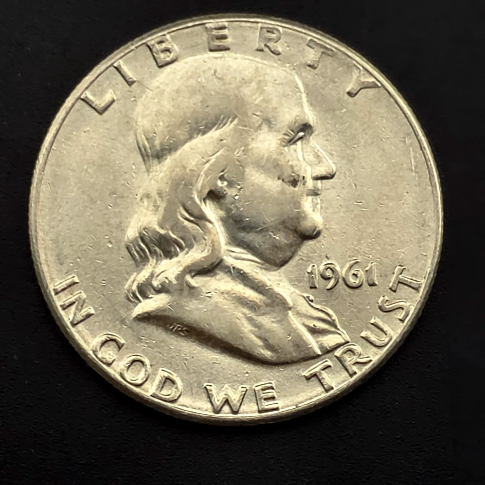 1961 Franklin Half Dollar, 90% Silver