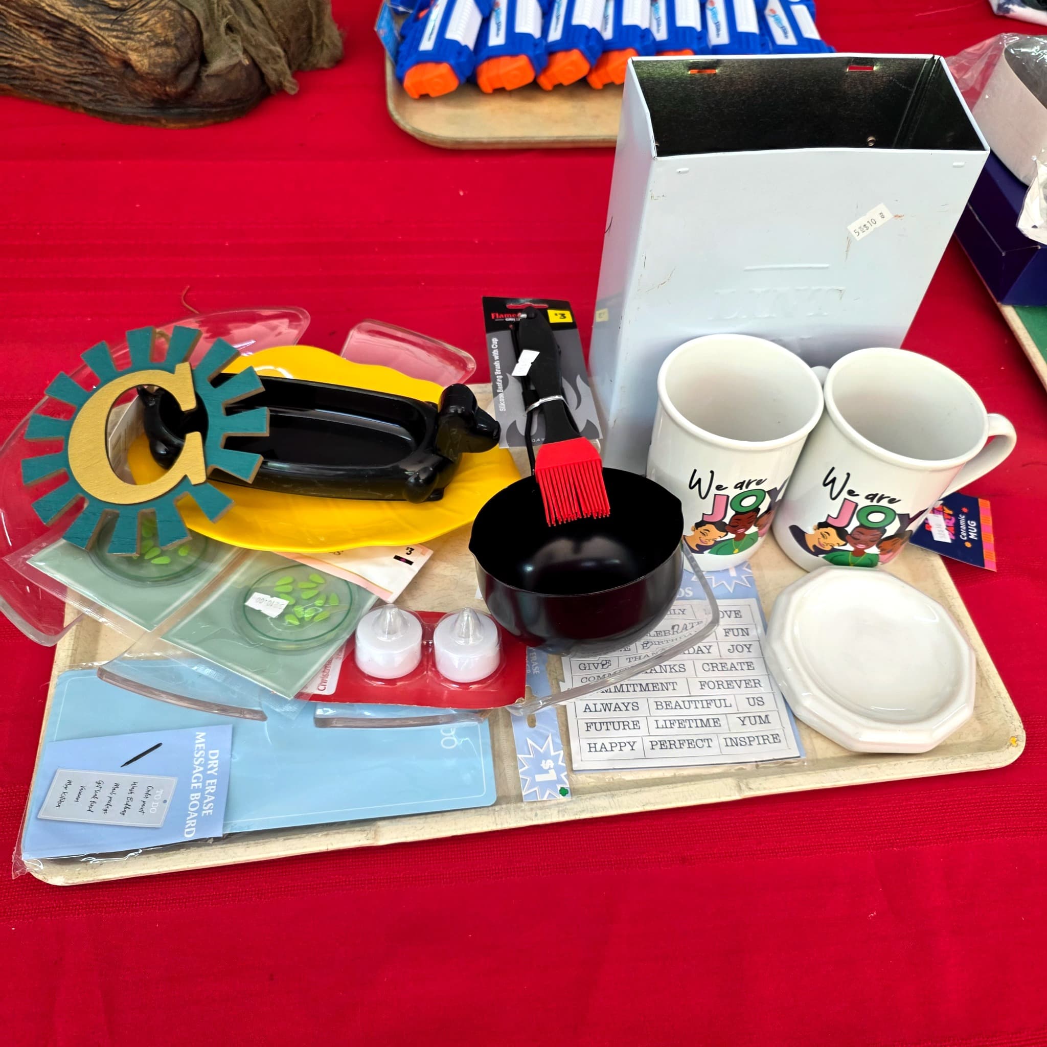 Tray Lot: Kitchen & Decor Items, Brand New