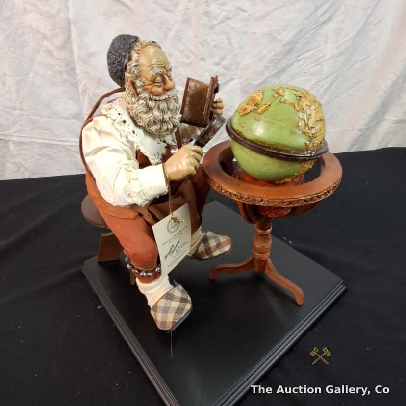Possible Dreams Clothtique Santa with Globe Figurine, Original Box β photo 3