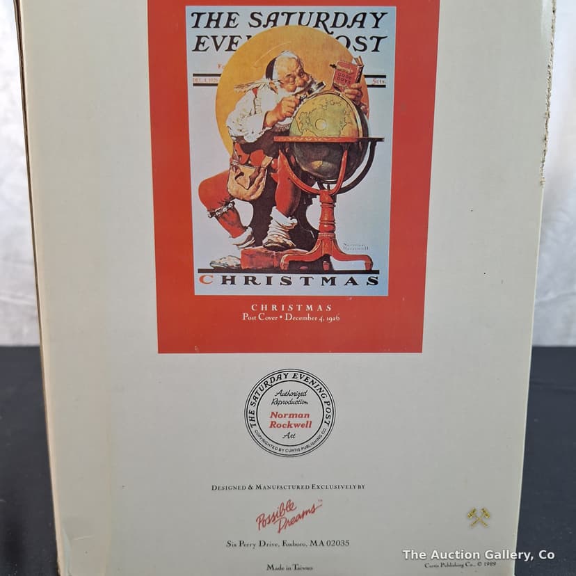 Possible Dreams Clothtique Santa with Globe Figurine, Original Box β photo 4