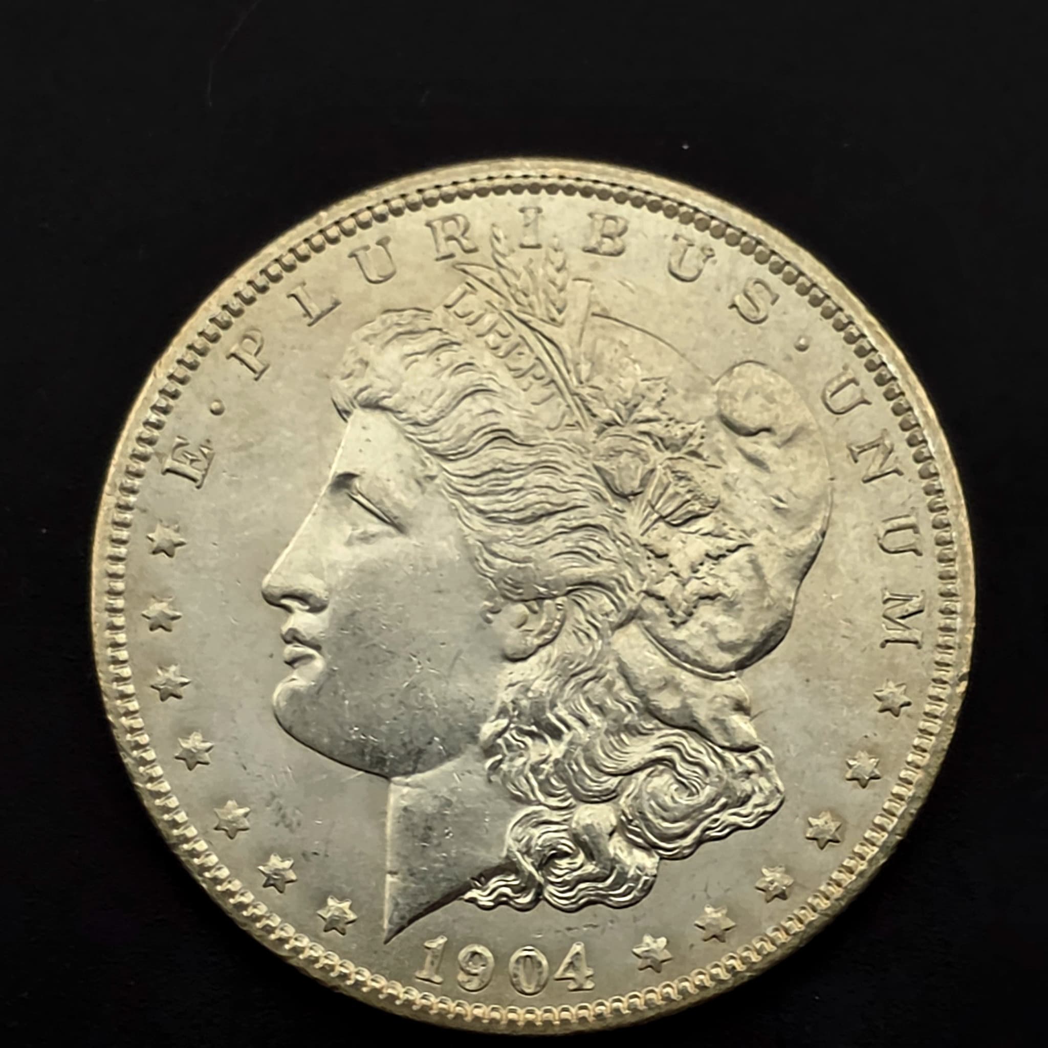 1904-O Morgan Silver Dollar, 90% Silver