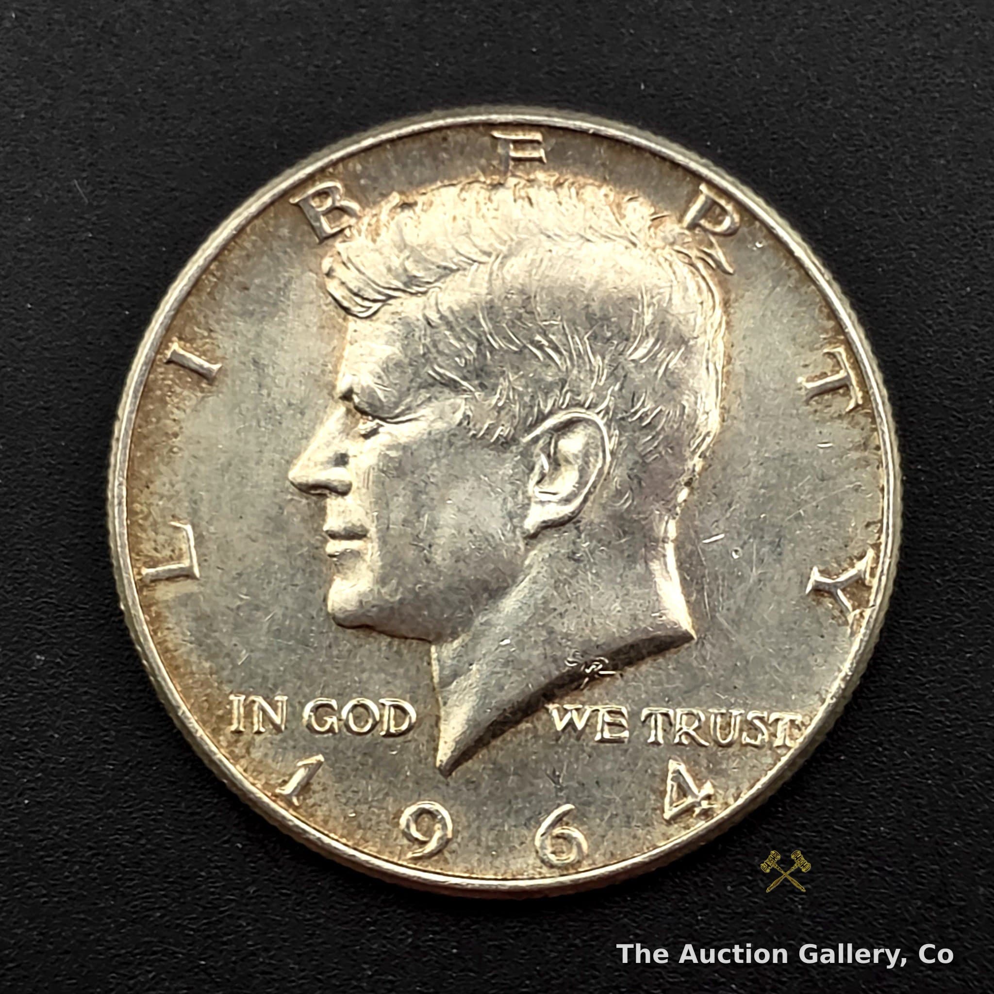 1964 Kennedy Half Dollar, 90% Silver