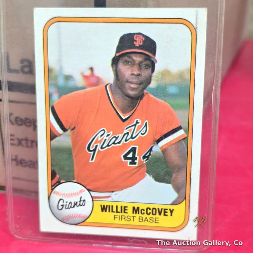 1981 Fleer Willie McCovey Giants Baseball Card #434