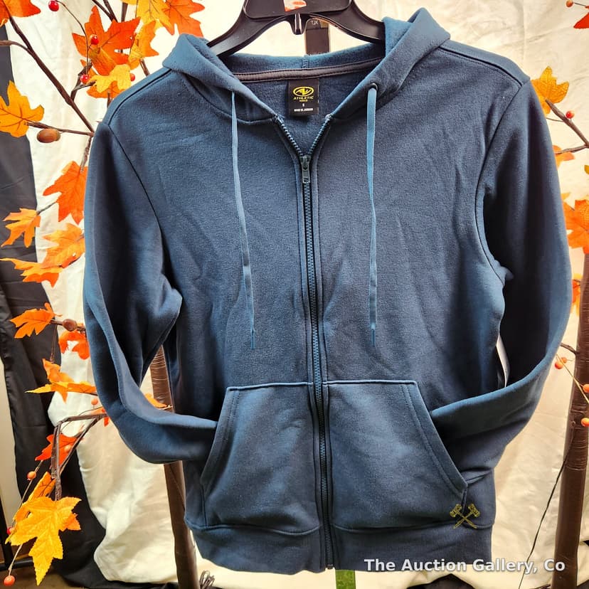 Athletic Works Hooded Fleece Zip-Up, Size Small, New with Tags