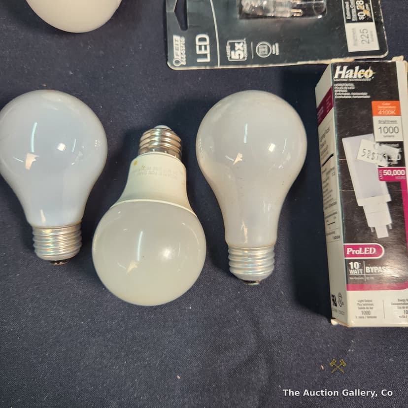 Mixed Light Bulb Lot, 18 Pieces โ GE, Bulbrite, Feit, Halco โ photo 5