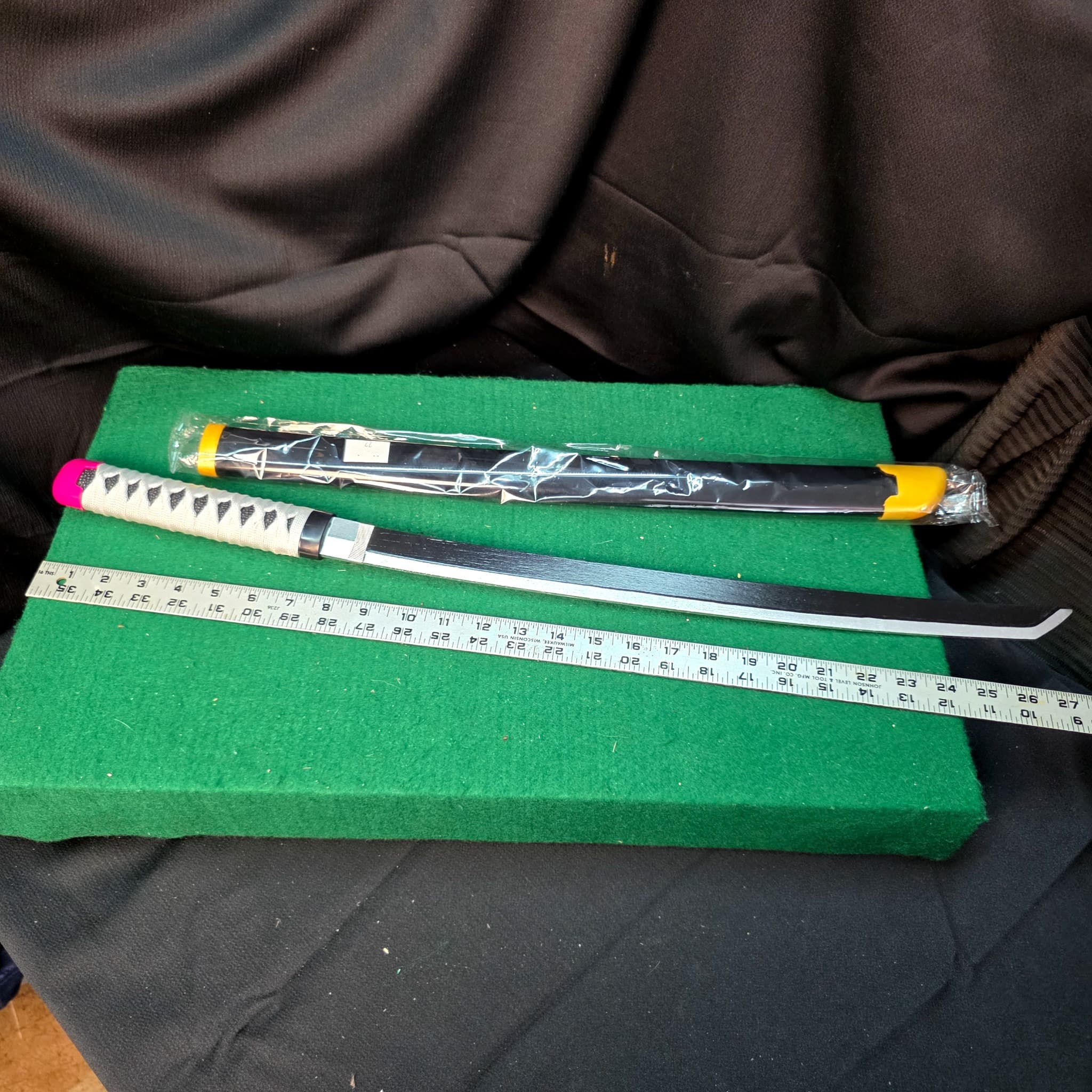19" Blade Practice Sword, Wood & Plastic, Brand New