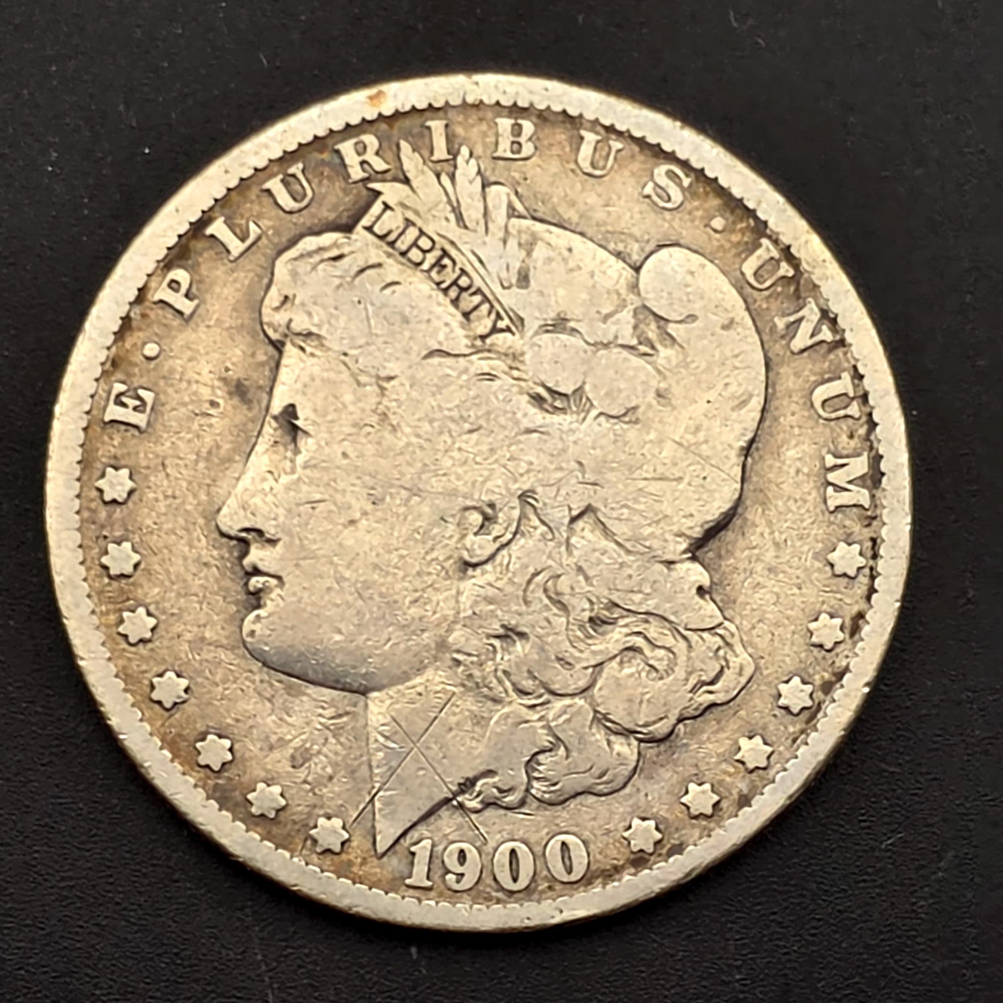 1900-O Morgan Silver Dollar, 90% Silver