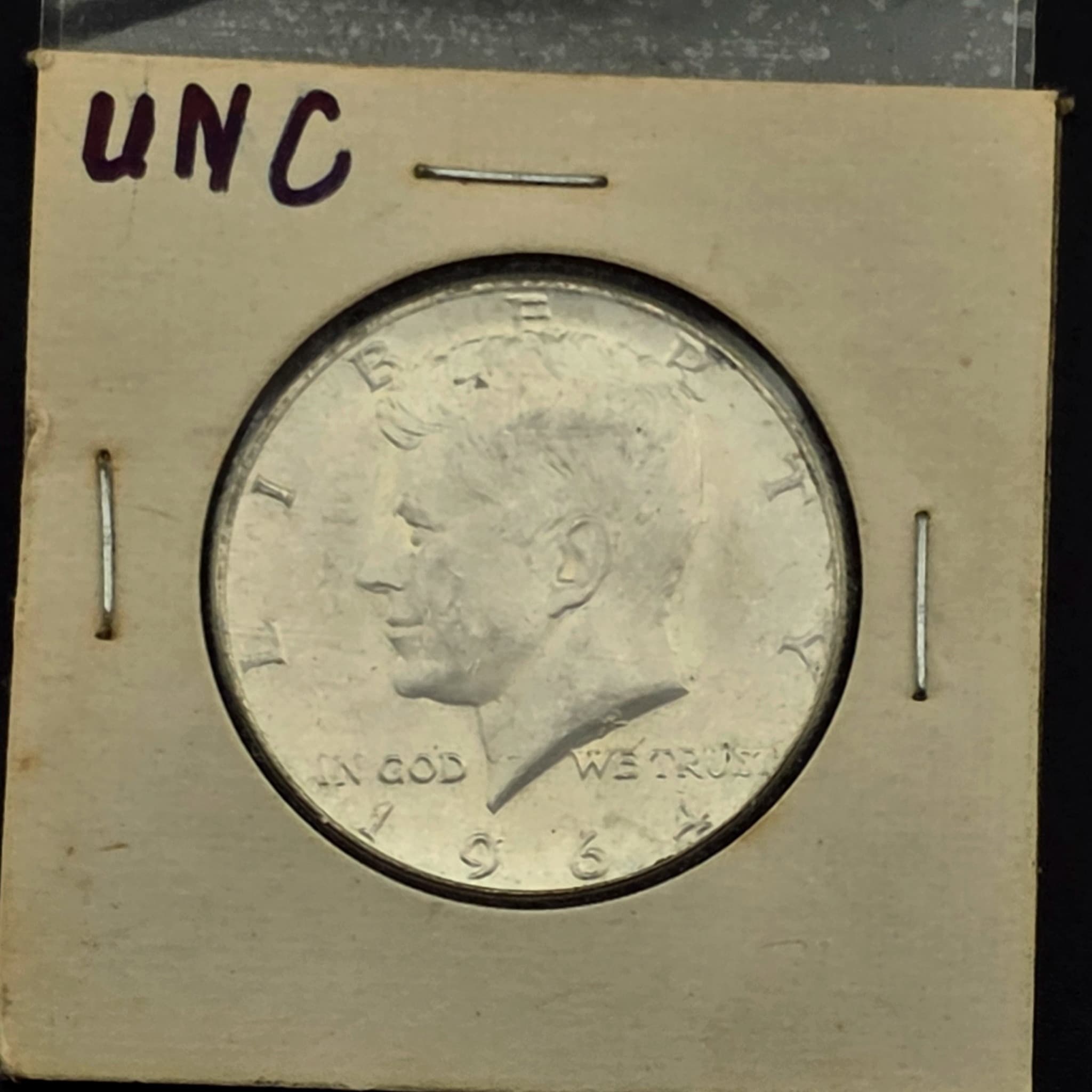 1964 Kennedy Half Dollar, 90% Silver, Uncirculated
