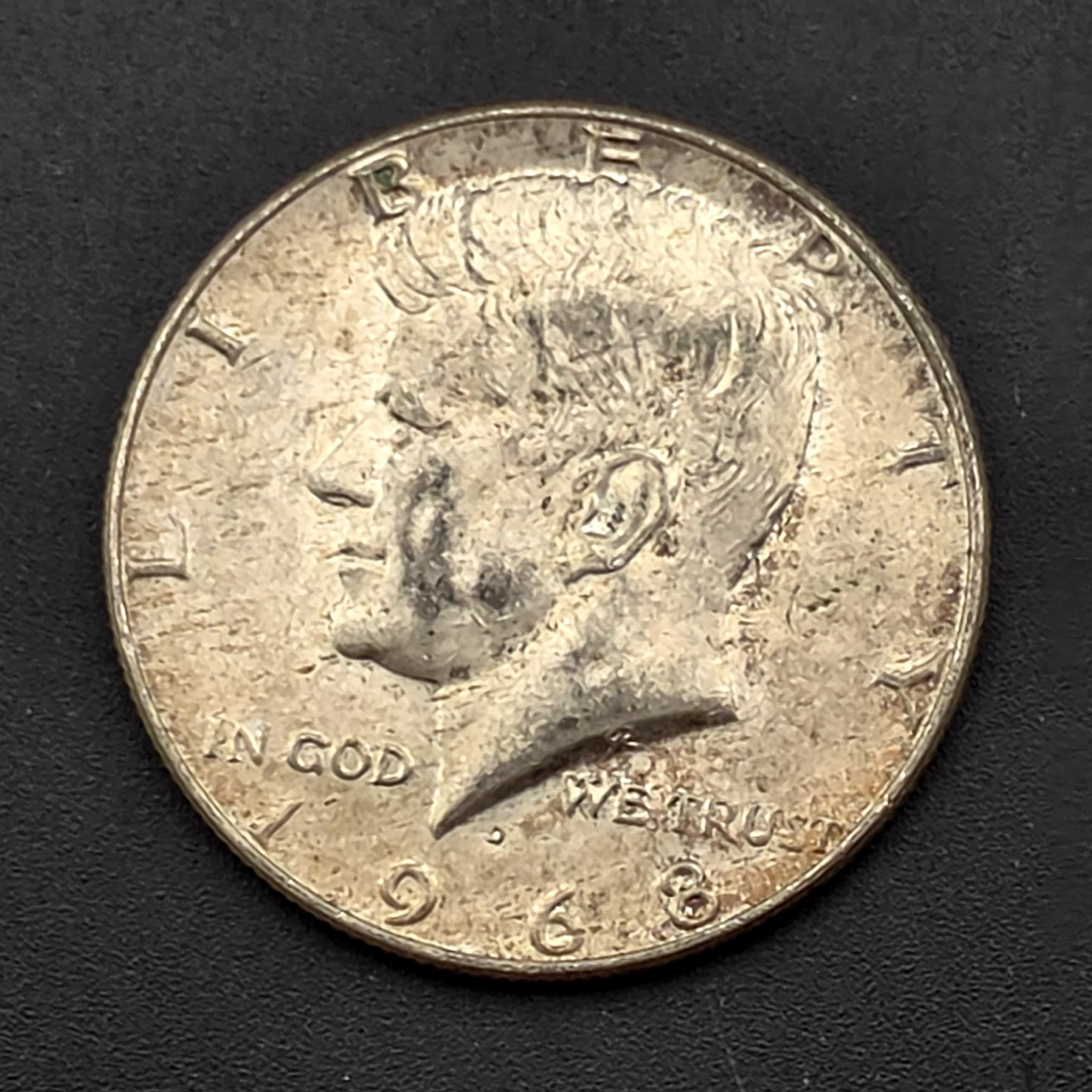 1968-D Kennedy Half Dollar, 40% Silver