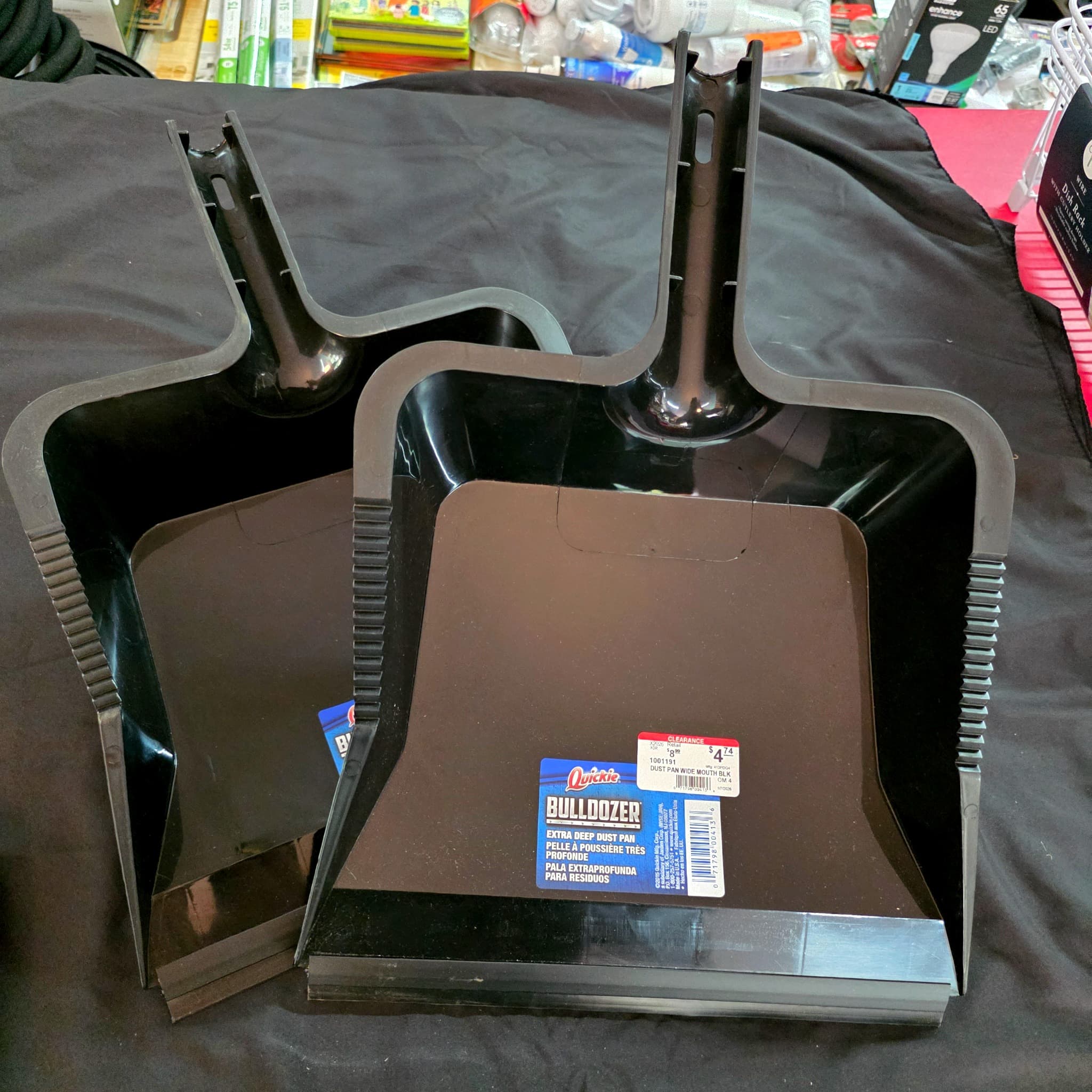Quickie Bulldozer Extra Deep Dust Pans, Set of 2