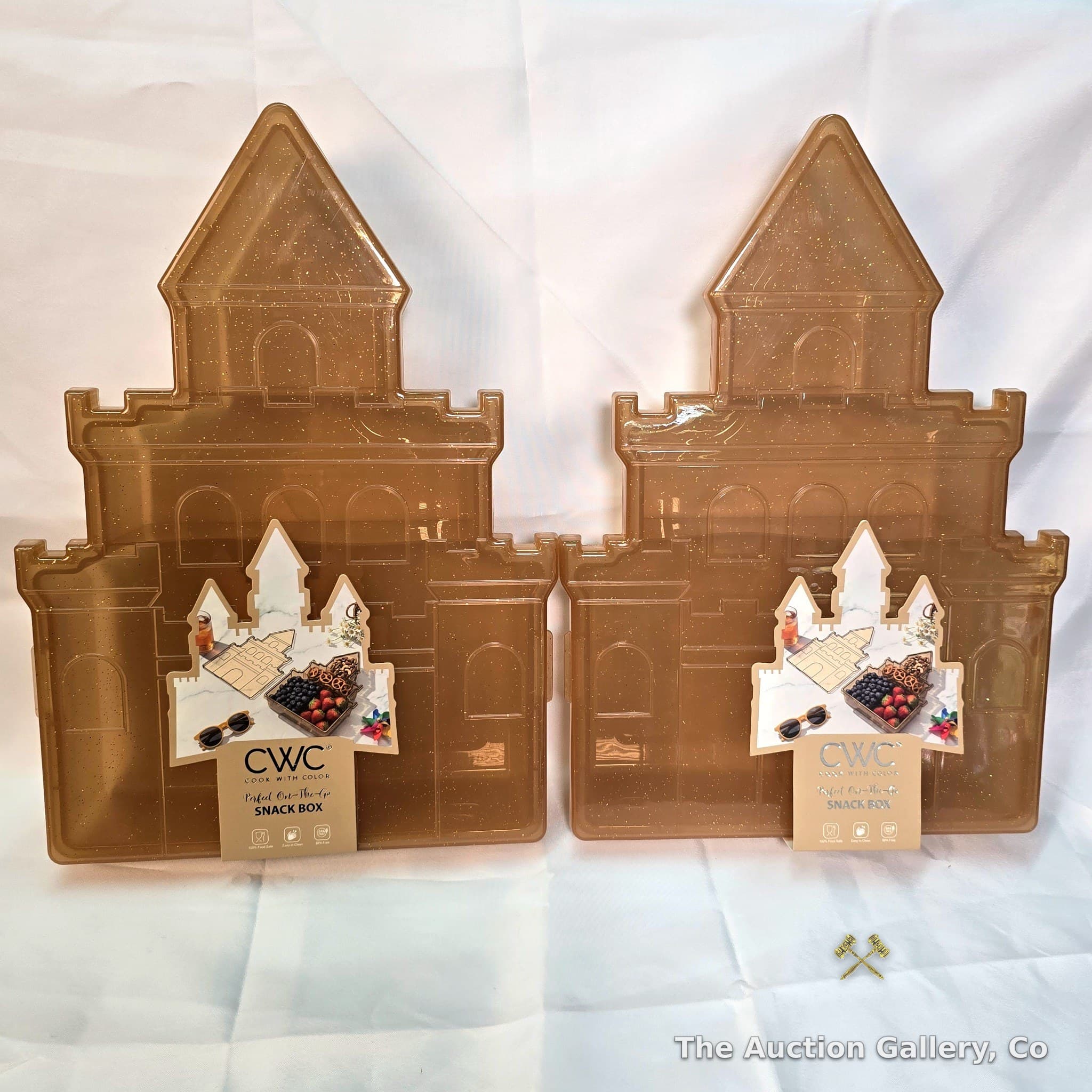 Cook With Color Castle Snack Box, Set of 2
