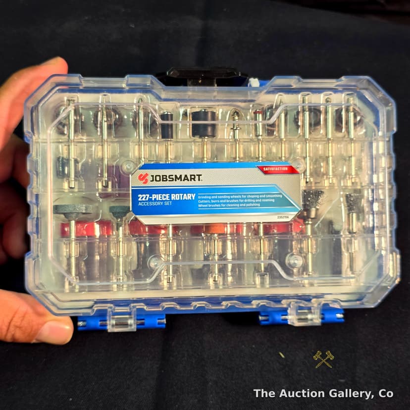 JobSmart 227-Piece Rotary Accessory Set, Factory Sealed