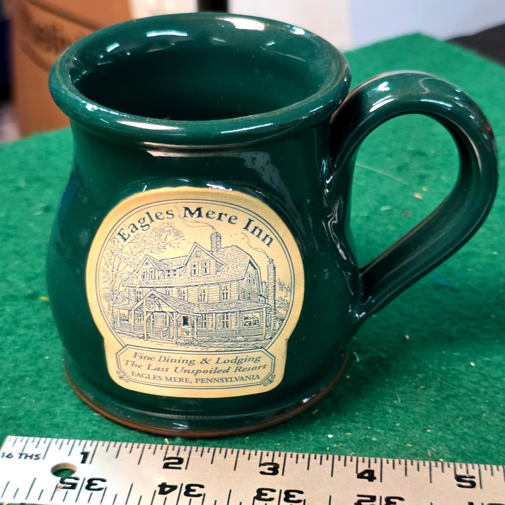 Eagles Mere Inn Deneen Pottery Mug, Hand Thrown