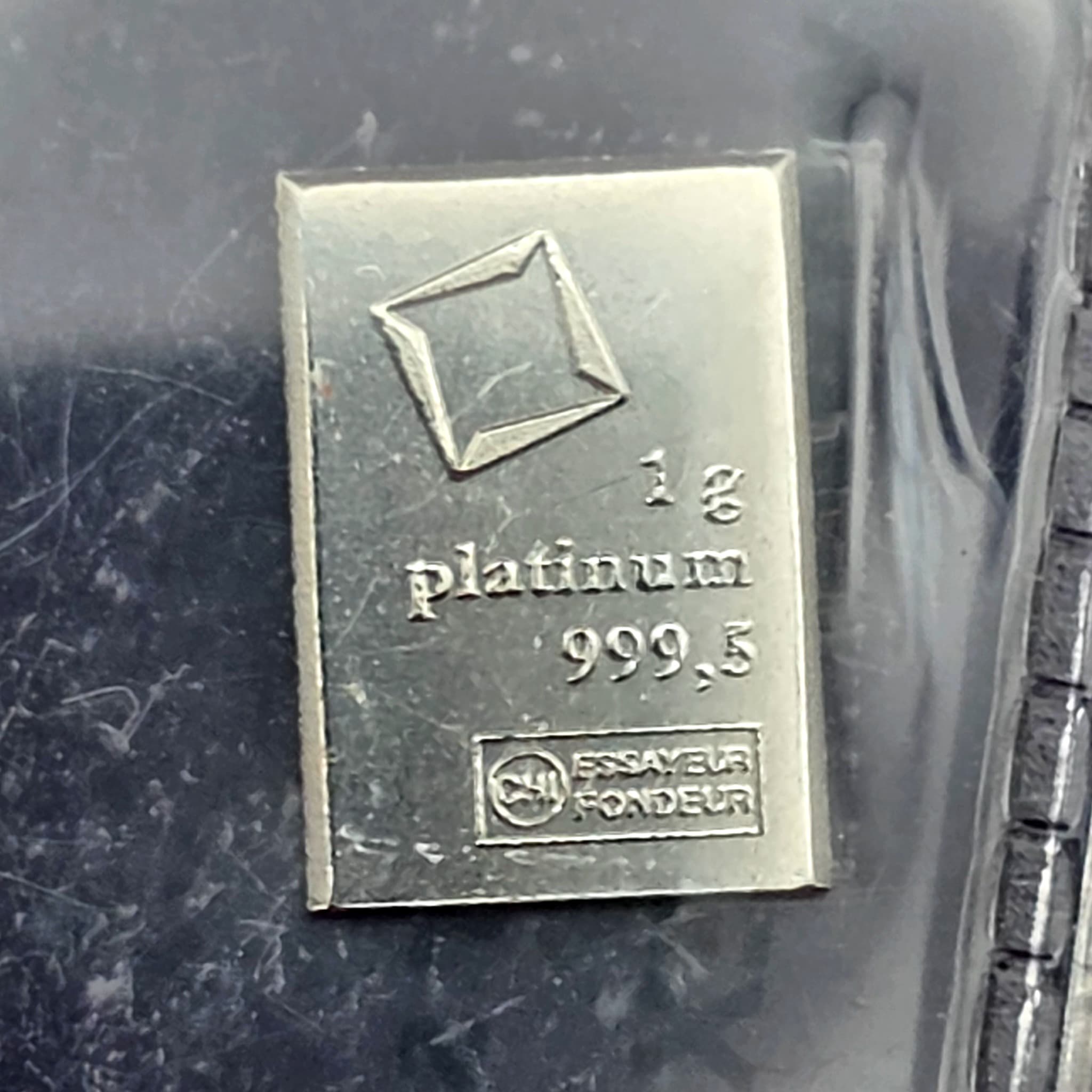 1g Platinum Bar, .999 Fine, APMEX