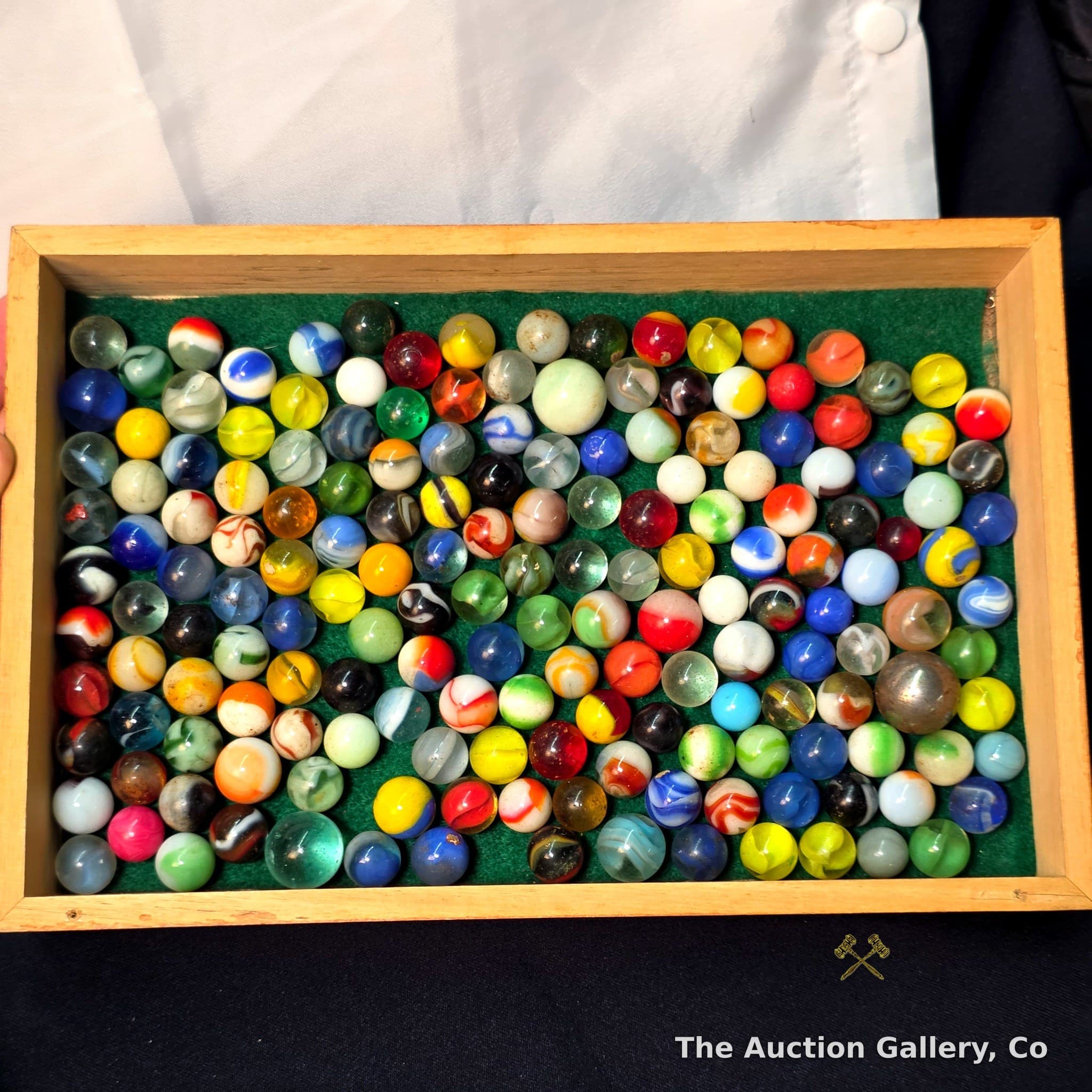 Vintage Glass Marbles, Large Mixed Lot