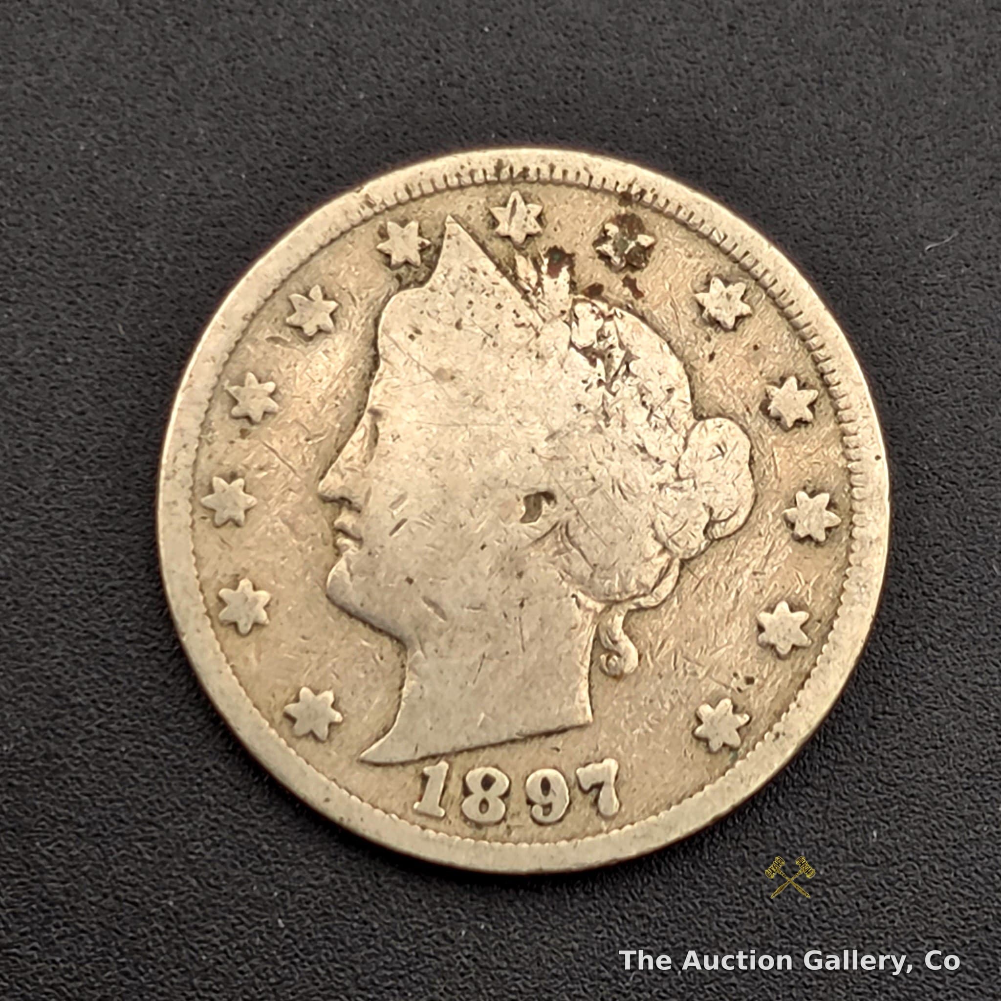 1897 Liberty V Nickel, Philadelphia (No Mint Mark)