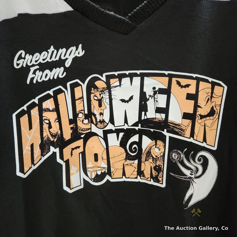 Disney Nightmare Before Christmas Halloween Town Sleepwear Top, Size S/CH (4-6) β photo 2