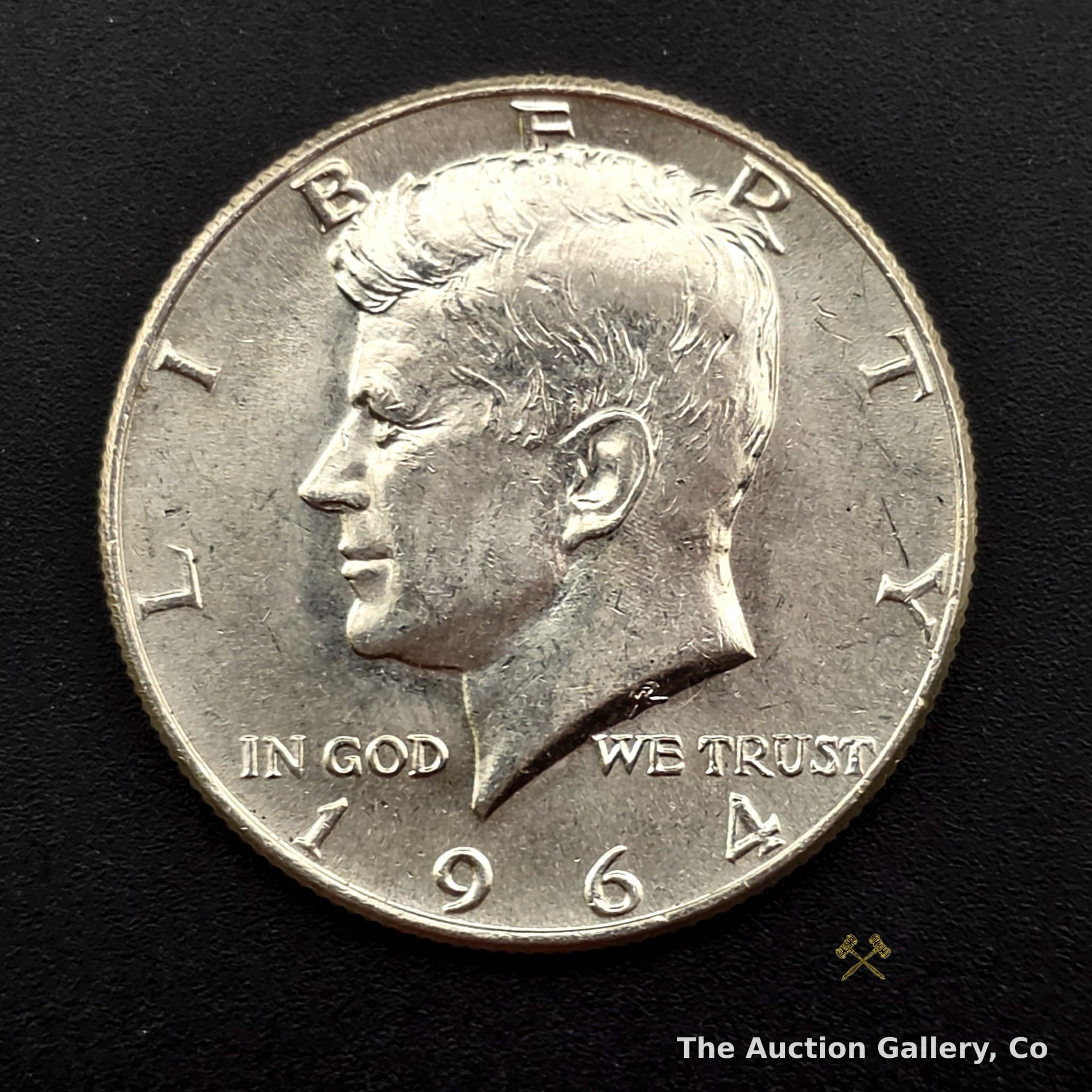 1964 Kennedy Half Dollar, 90% Silver