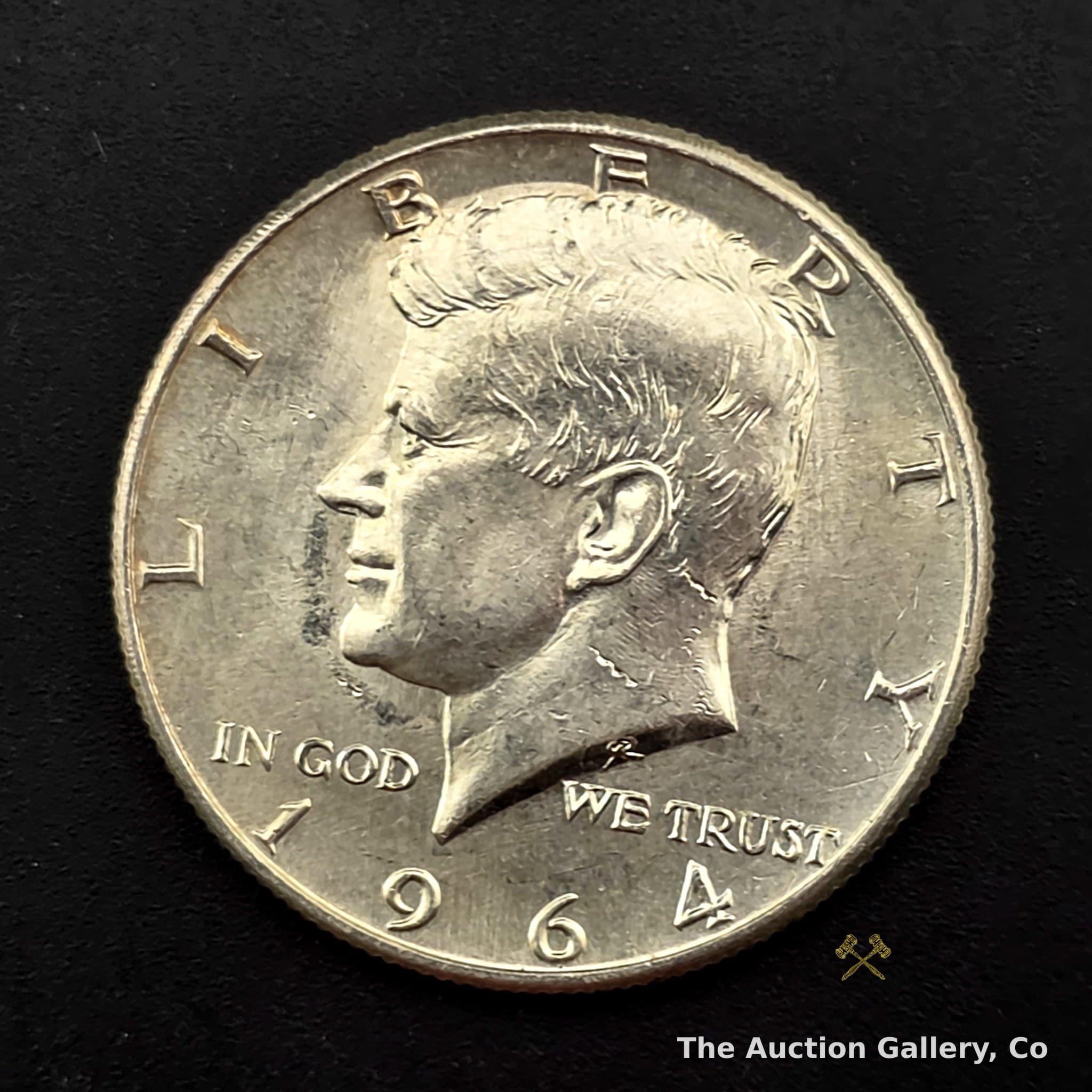 1964 Kennedy Half Dollar, 90% Silver