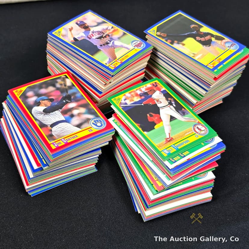 1990 Score MLB Baseball Cards, Large Lot