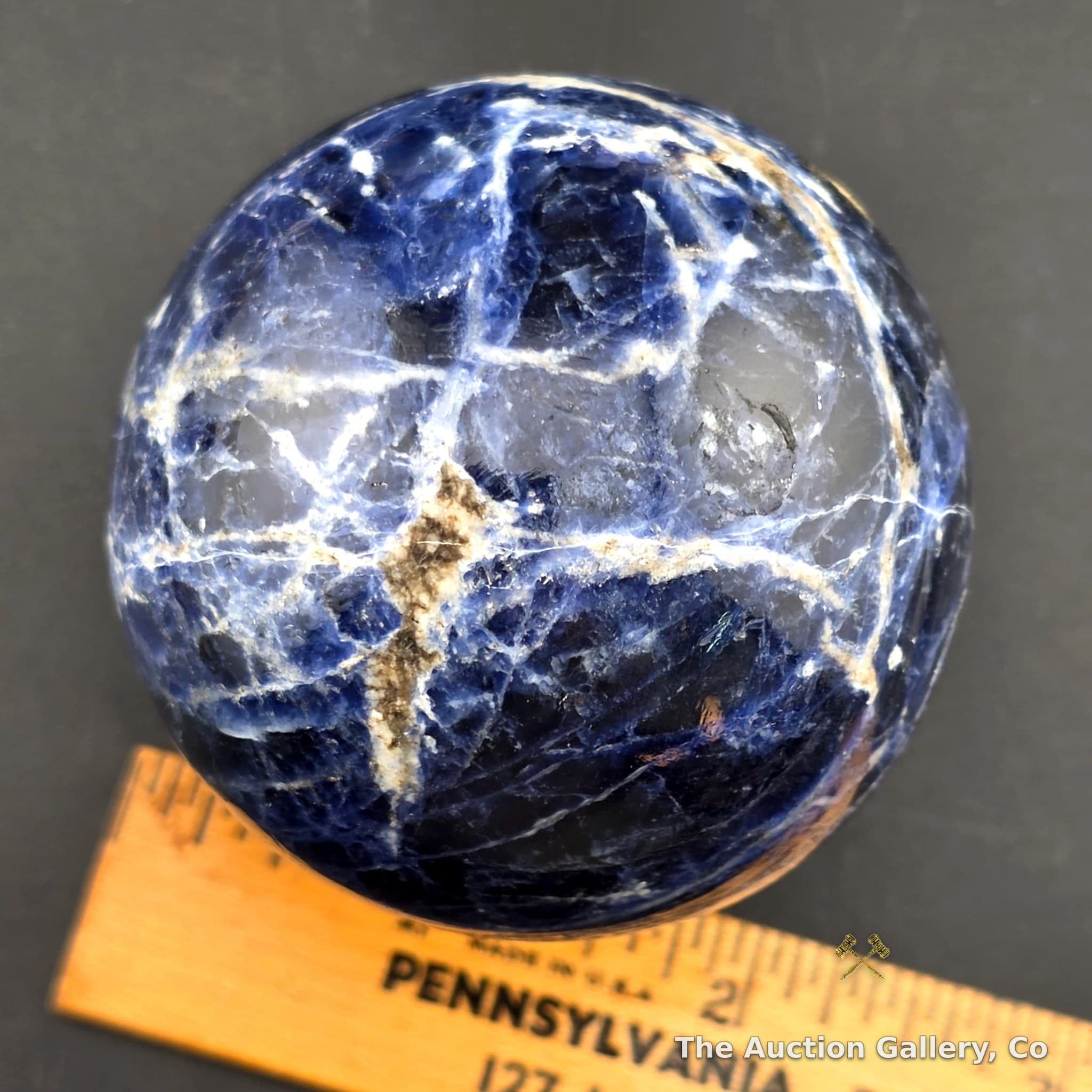 Sodalite Polished Sphere, Approx. 2"