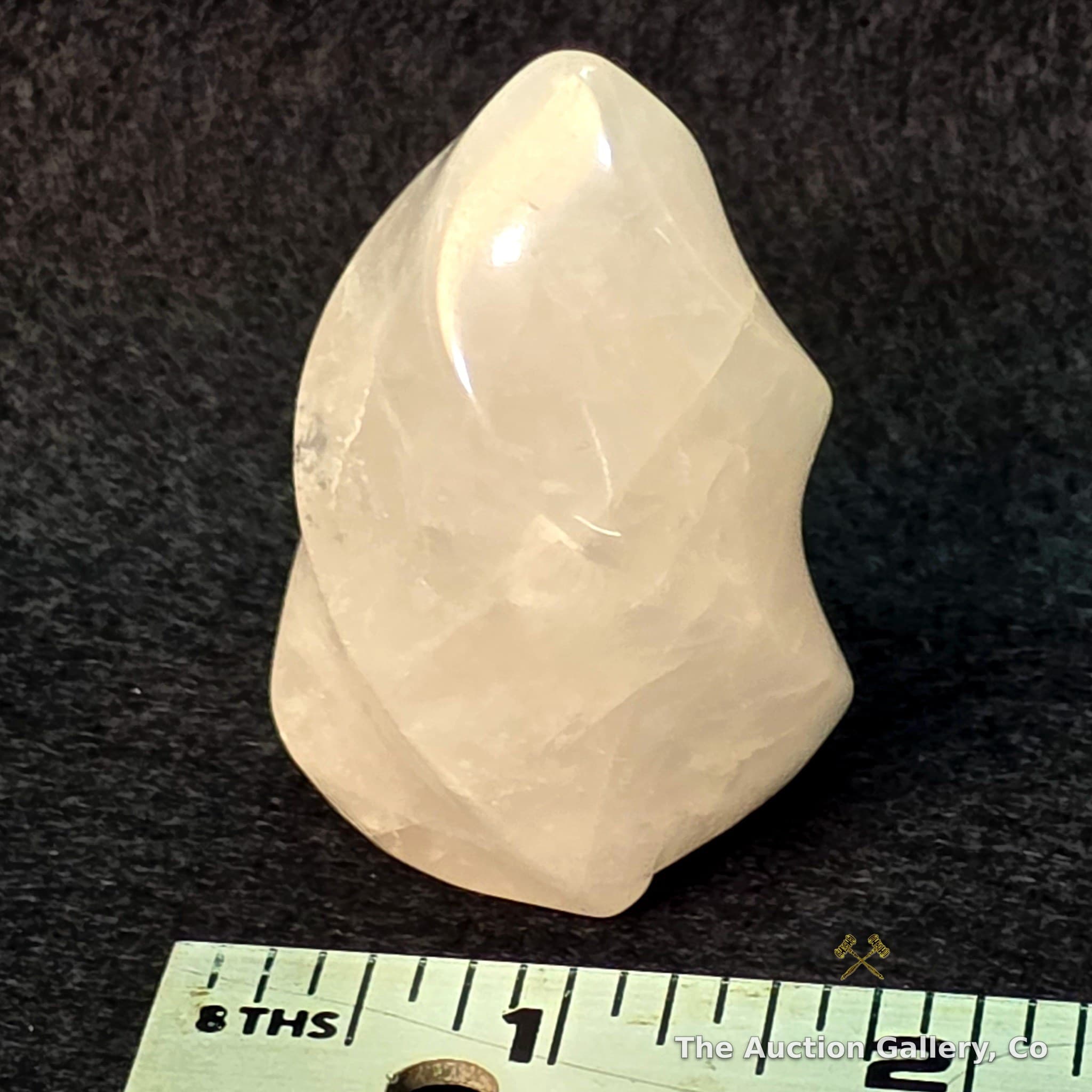 Rose Quartz Freeform Polished Crystal Specimen