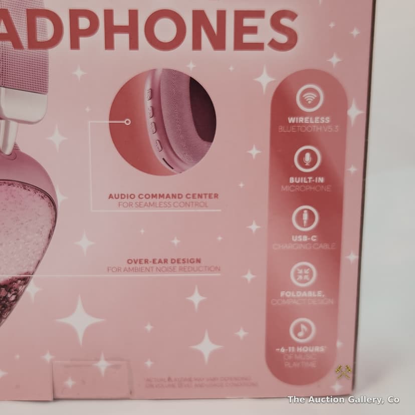 PWRD Wireless Glitter Headphones, New in Box β photo 4