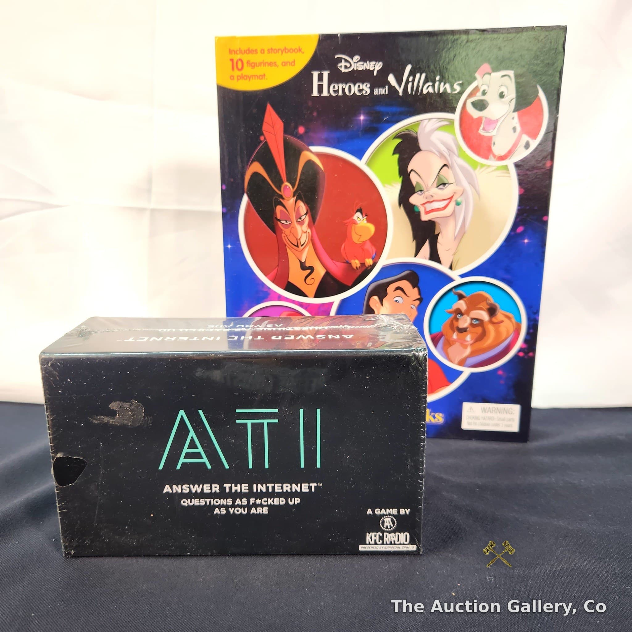Disney Heroes & Villains Busy Book + Answer the Internet II Card Game