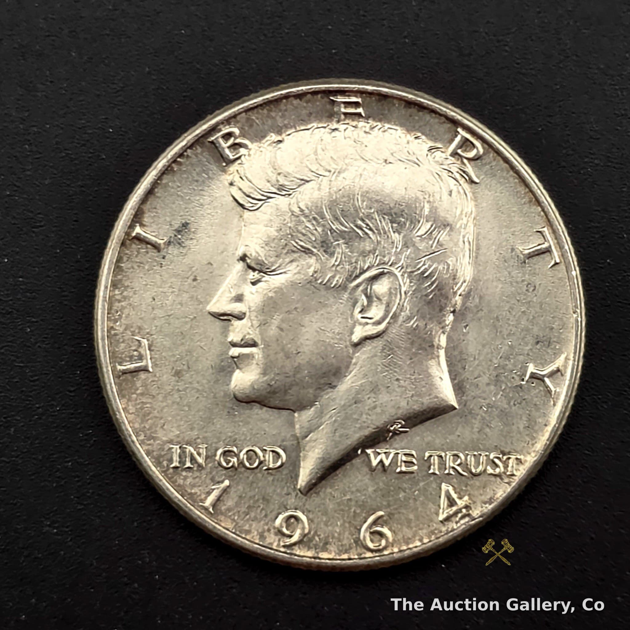 1964 Kennedy Half Dollar, 90% Silver