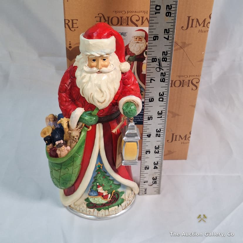 Jim Shore Heartwood Creek "Christmas Joy Shines Ever Bright" Santa Figurine, 2022 โ photo 2