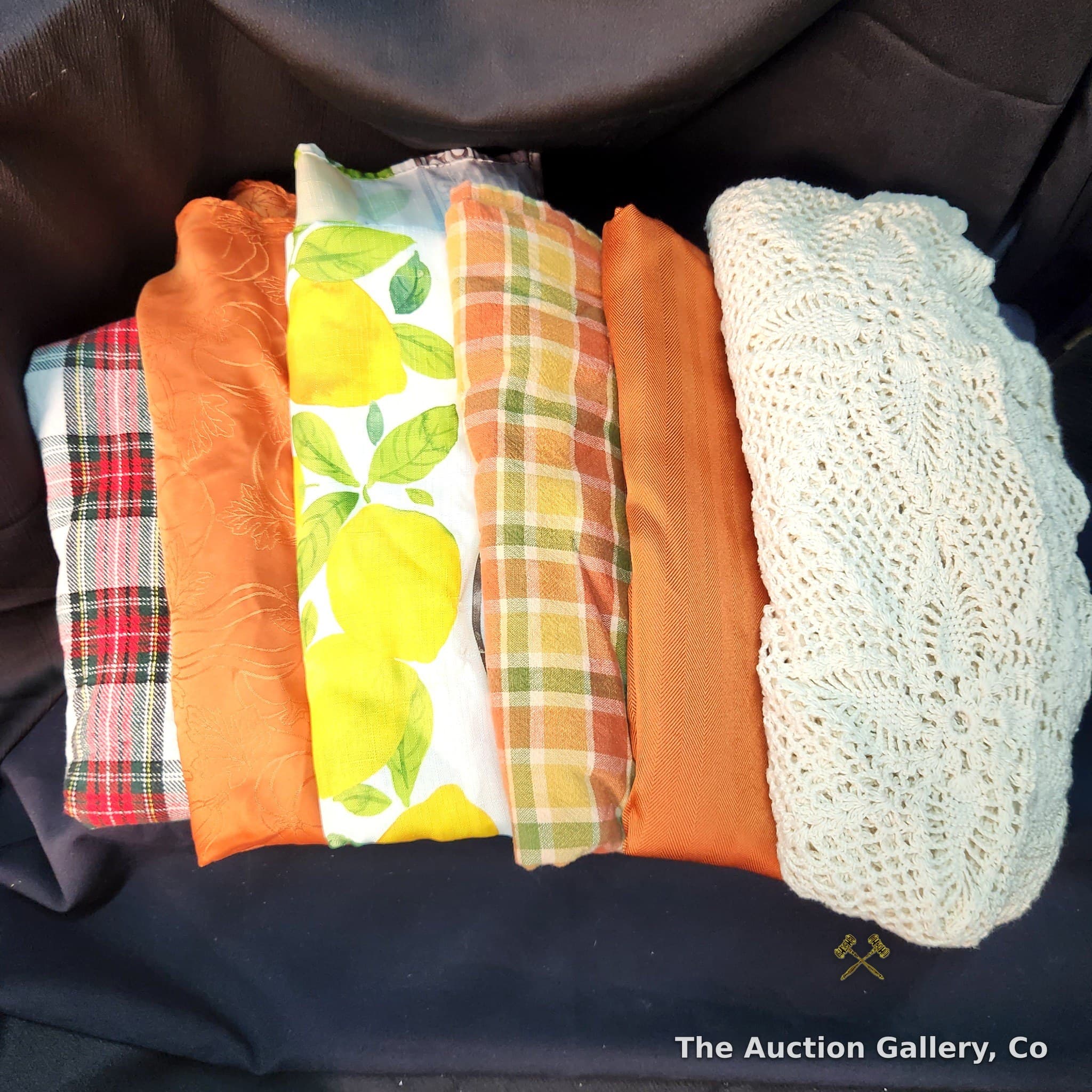 Mixed Tablecloth Lot, Set of 6