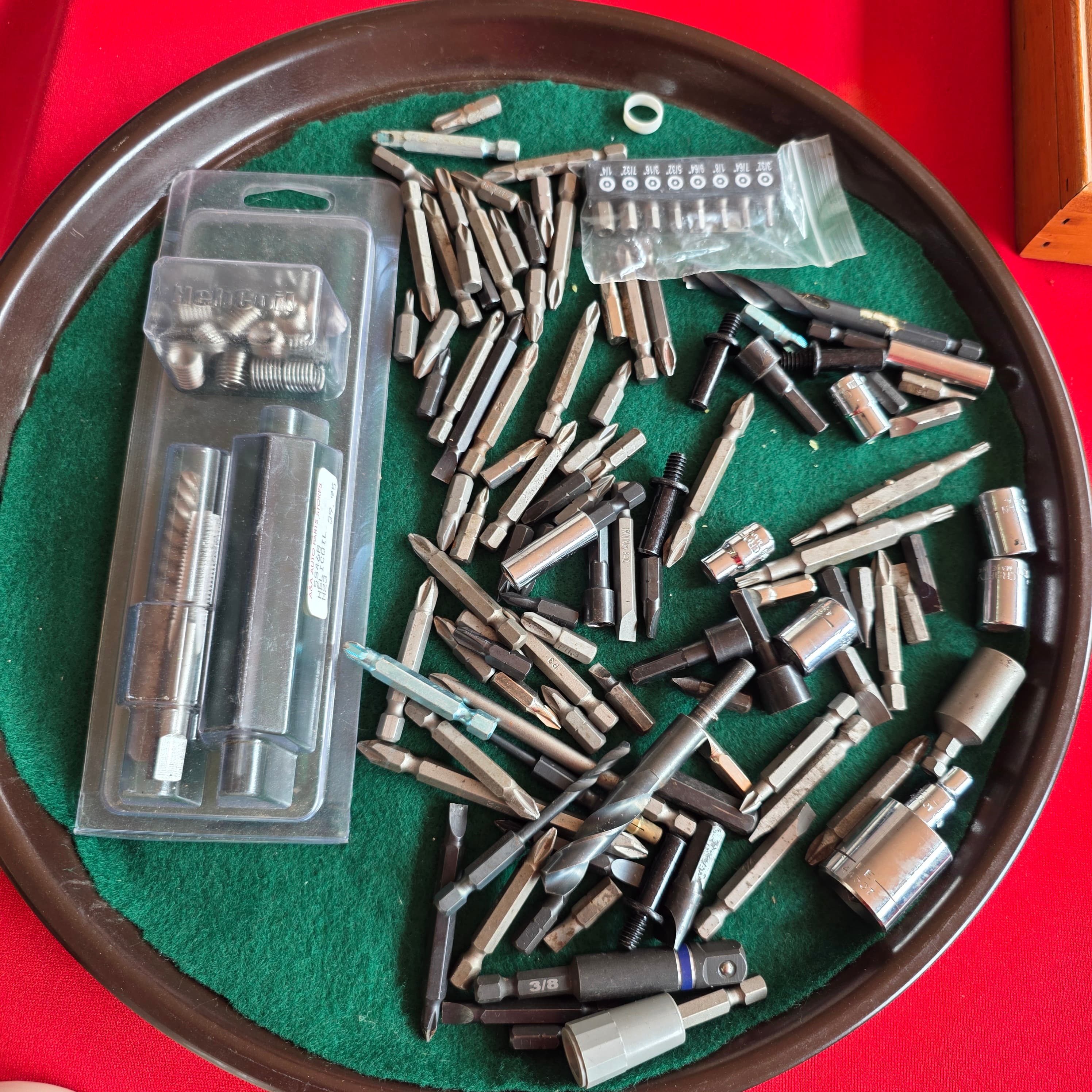 Drill Bits - All for one price, tray not included.