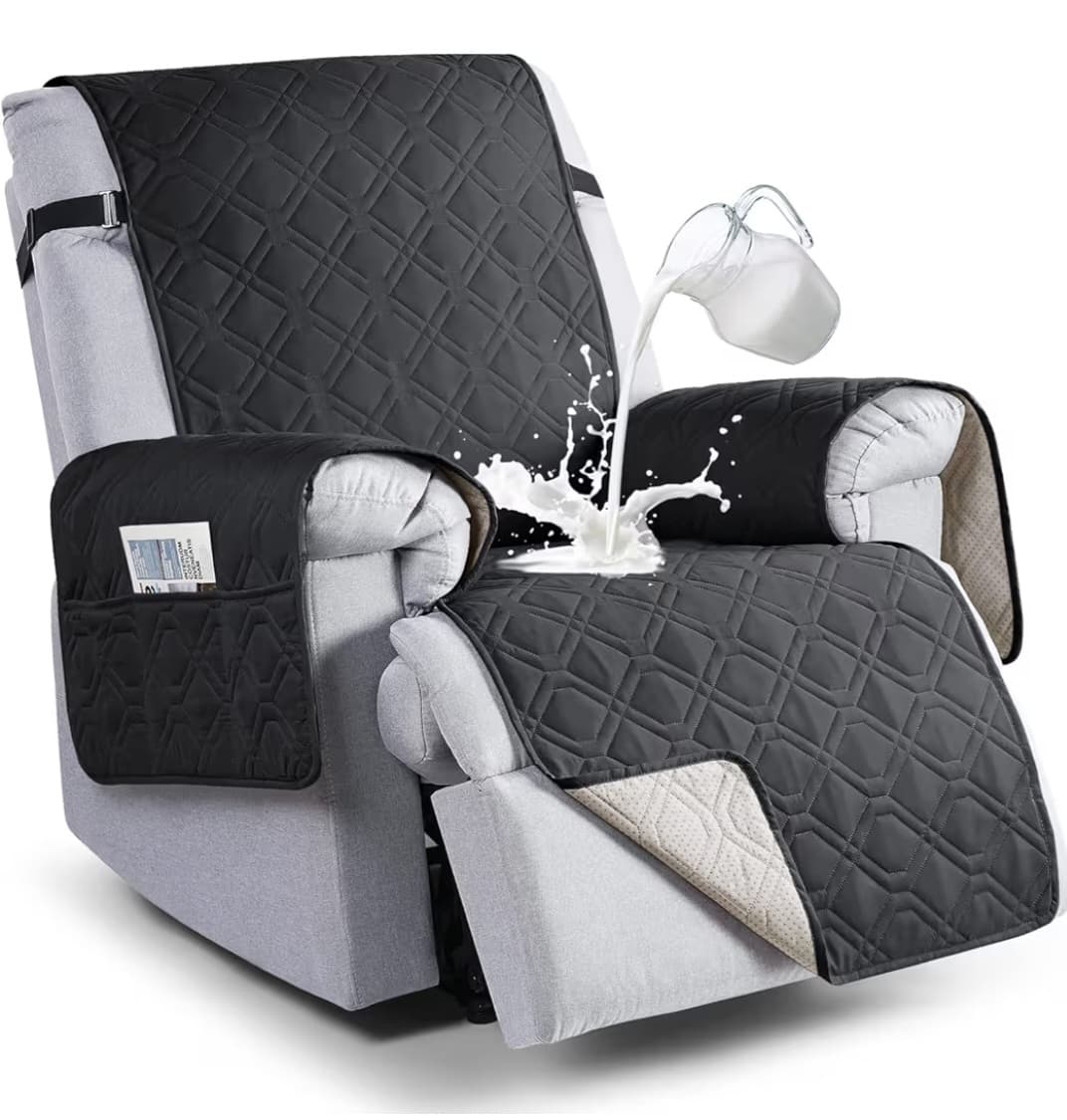 Waterproof Recliner Cover (Black)